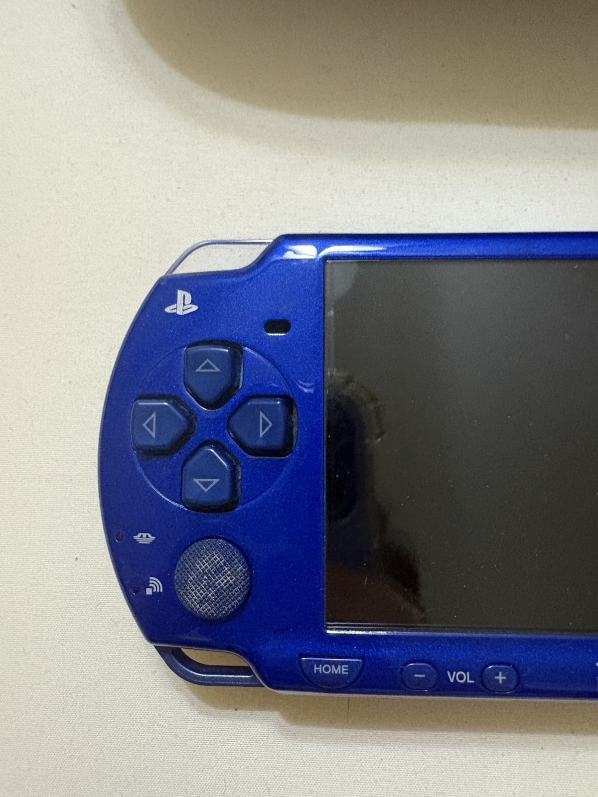Sony PSP 2001 Metallic Blue Handheld System – Tested and Works With Case
