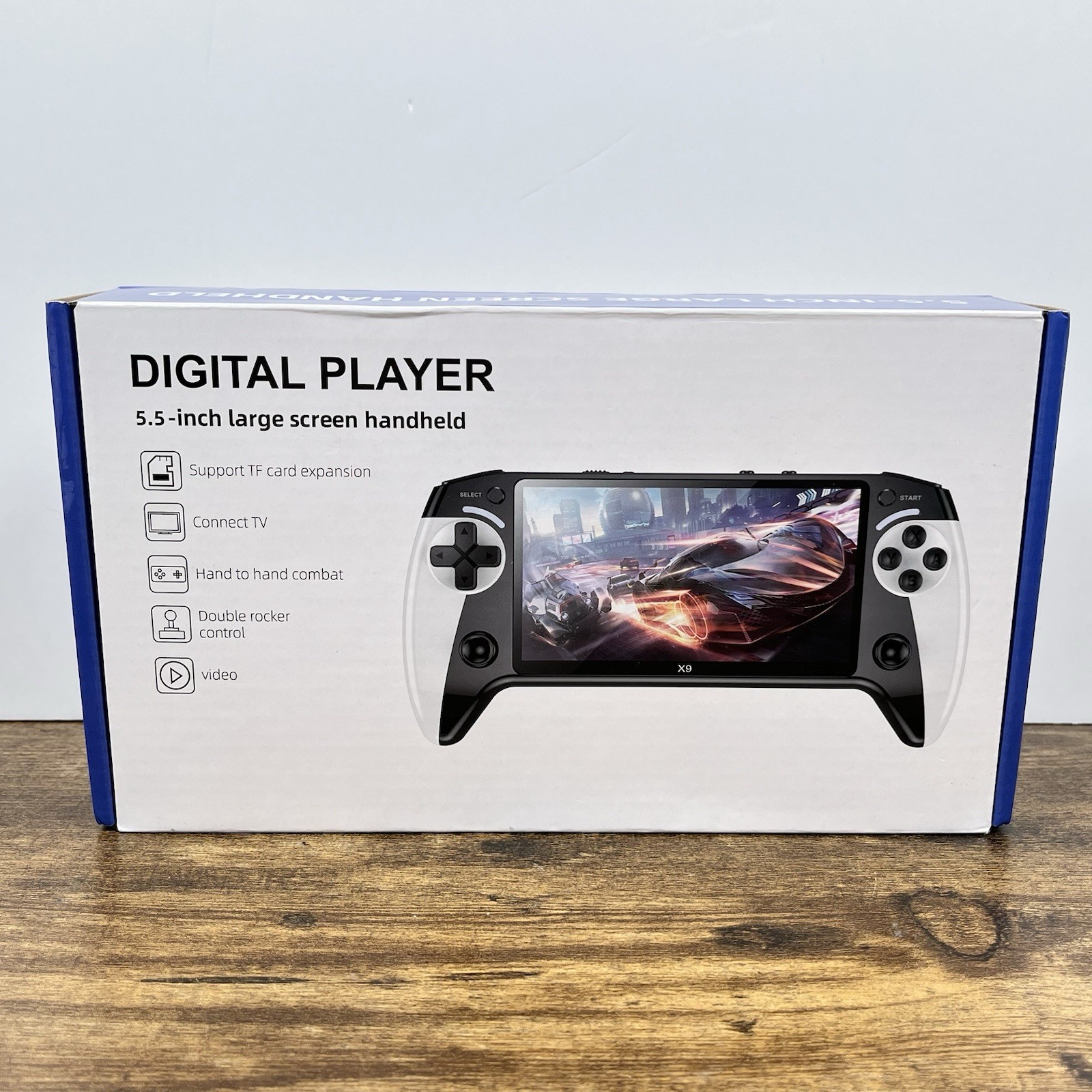 X9 Black Hawk Handheld Game Console 5.5 Inch HD Screen Portable Retro Video Game