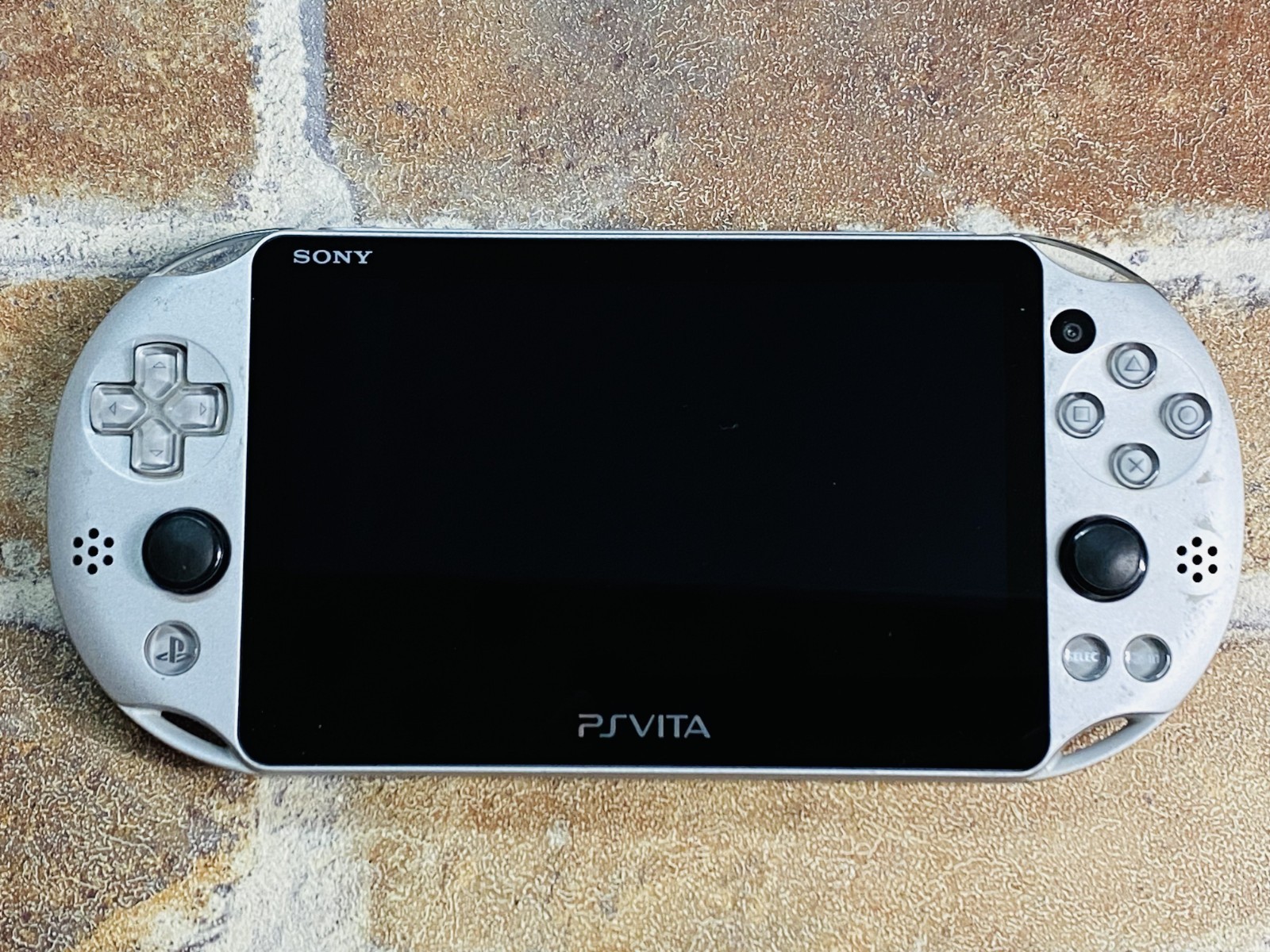 SONY PS Vita PCH-2000 ZA25 SILVER Japan PlayStation Charger 8GB Tested DDP