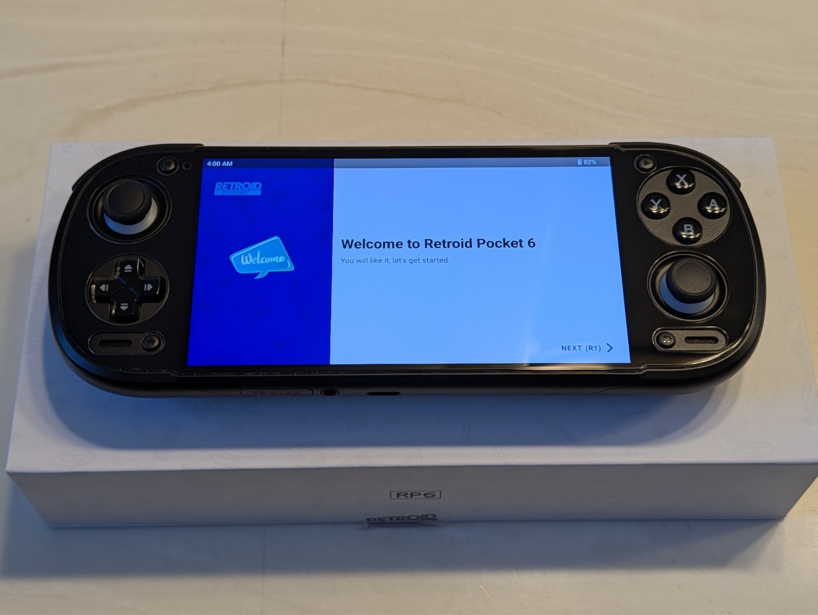 Retroid Pocket 6 Handheld BLACK 8GB Ram DPAD Bottom – MINT in BOX