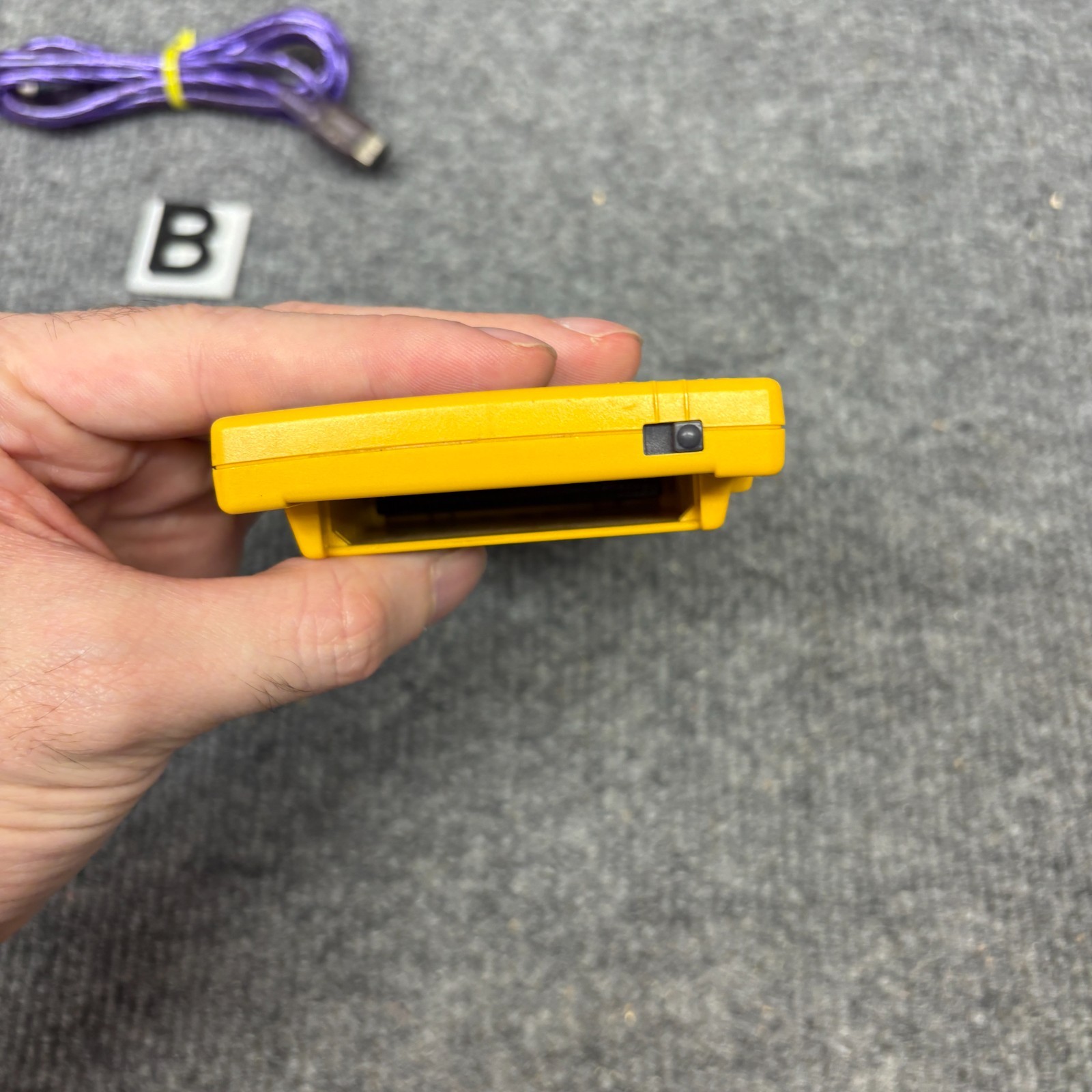 Nintendo Game Boy Pocket MGB-001 Yellow 100% OEM Tested Working Case Cord Light