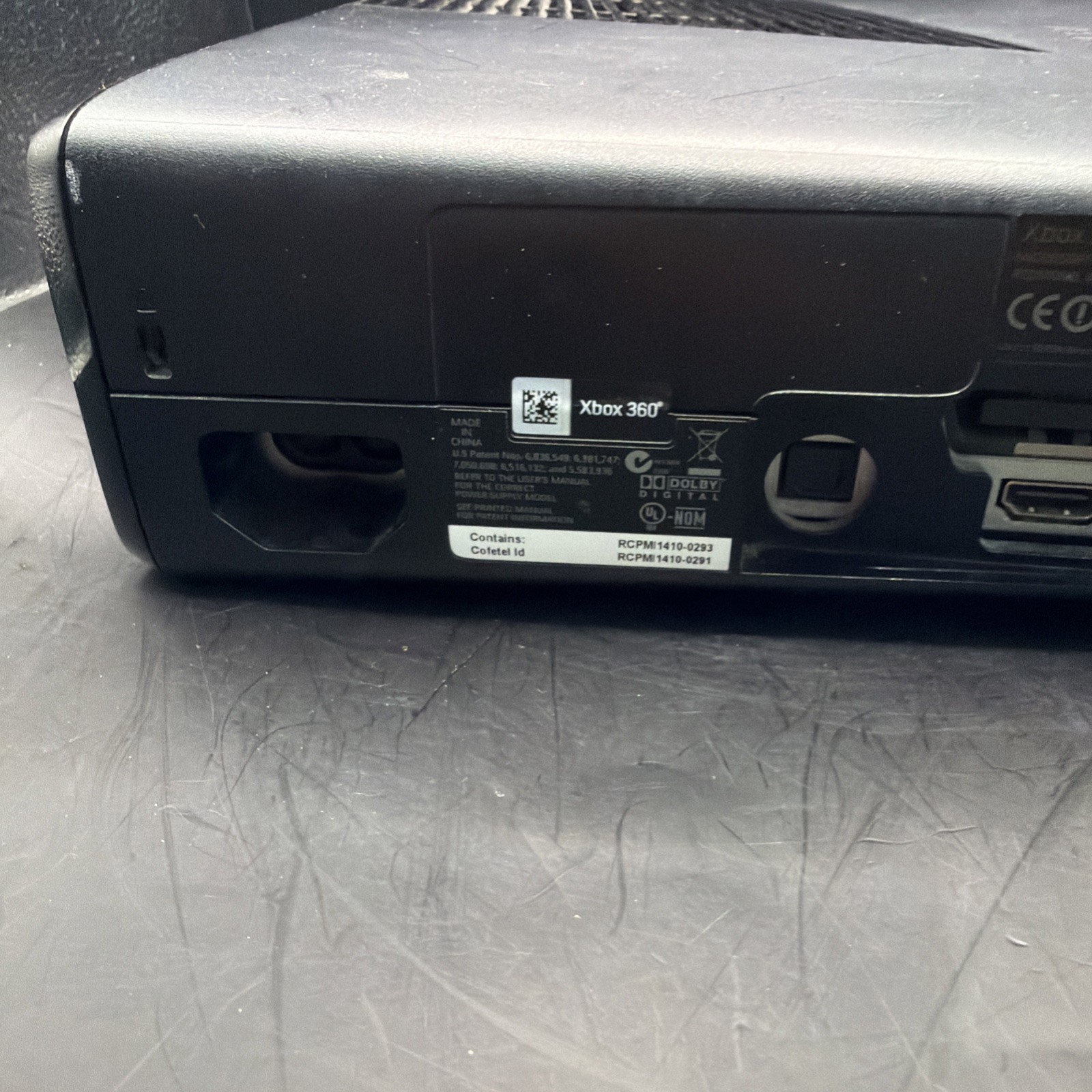 Xbox 360 Slim 250GB Console Bundle Controller 6 Games Tested and Working