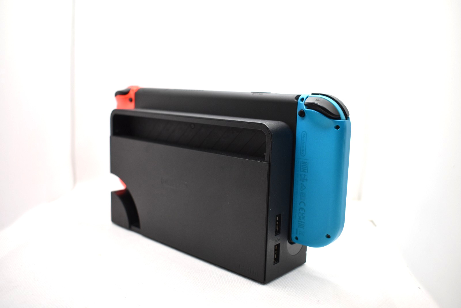 Nintendo Switch OLED Model HEG-001 Handheld Console 64GB Black/Neon Blue / Pink