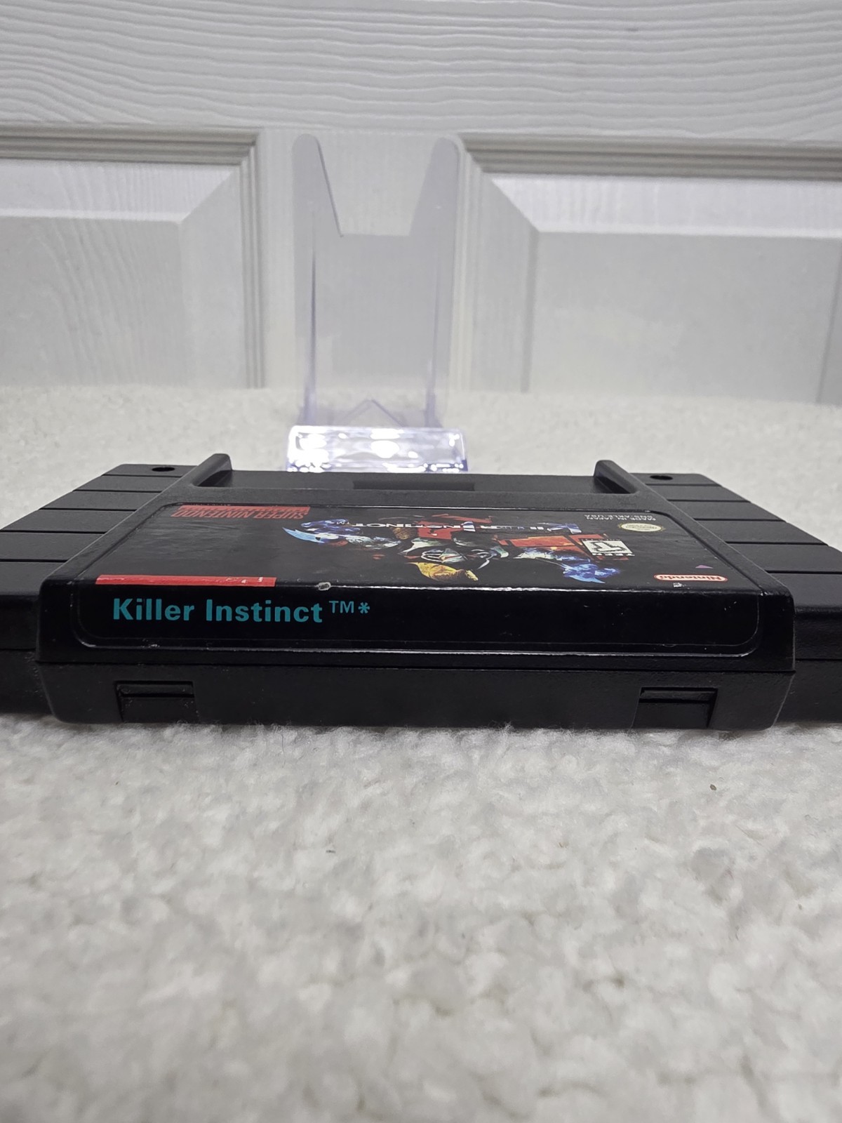 Super Nintendo SNES System Console Bundle w/ Oem Cables & Killer Instinct Game