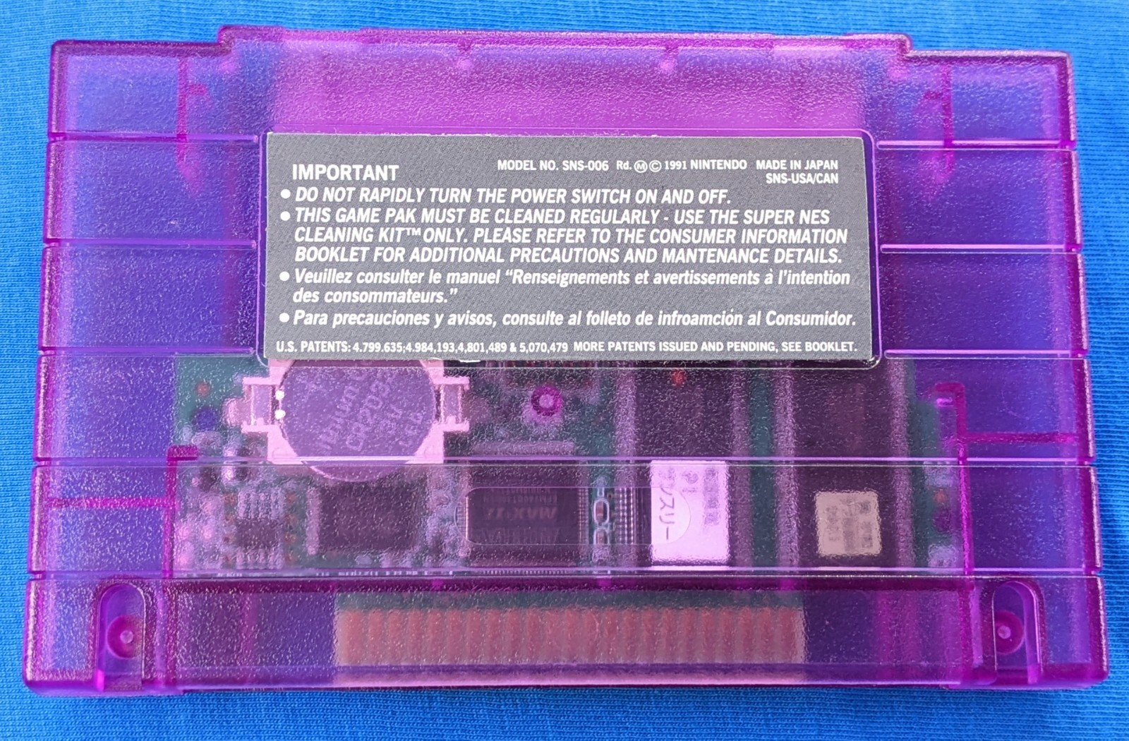 110 in 1 Classical Multi- Game Cartridge for Super Nintendo SNES Tested Works
