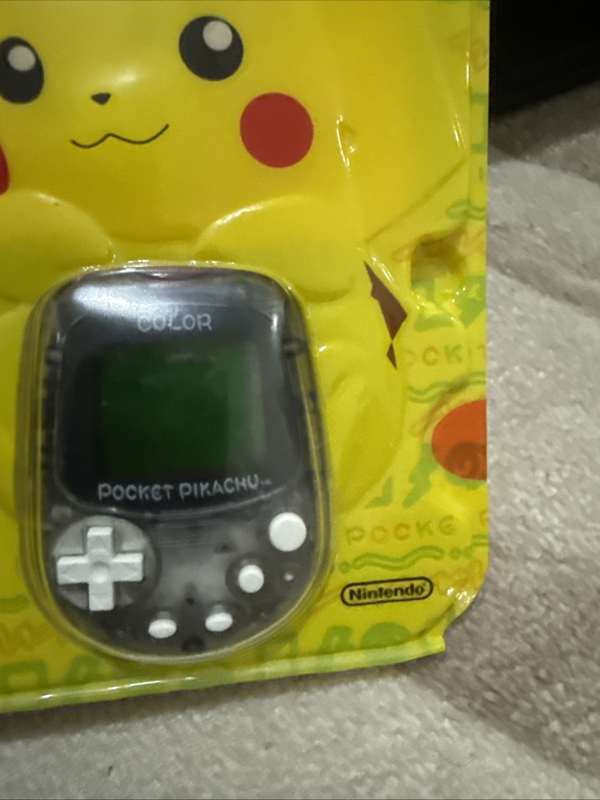 1999 Nintendo Pokemon Pocket Pikachu Color MPG-002 Pedometer Unopened
