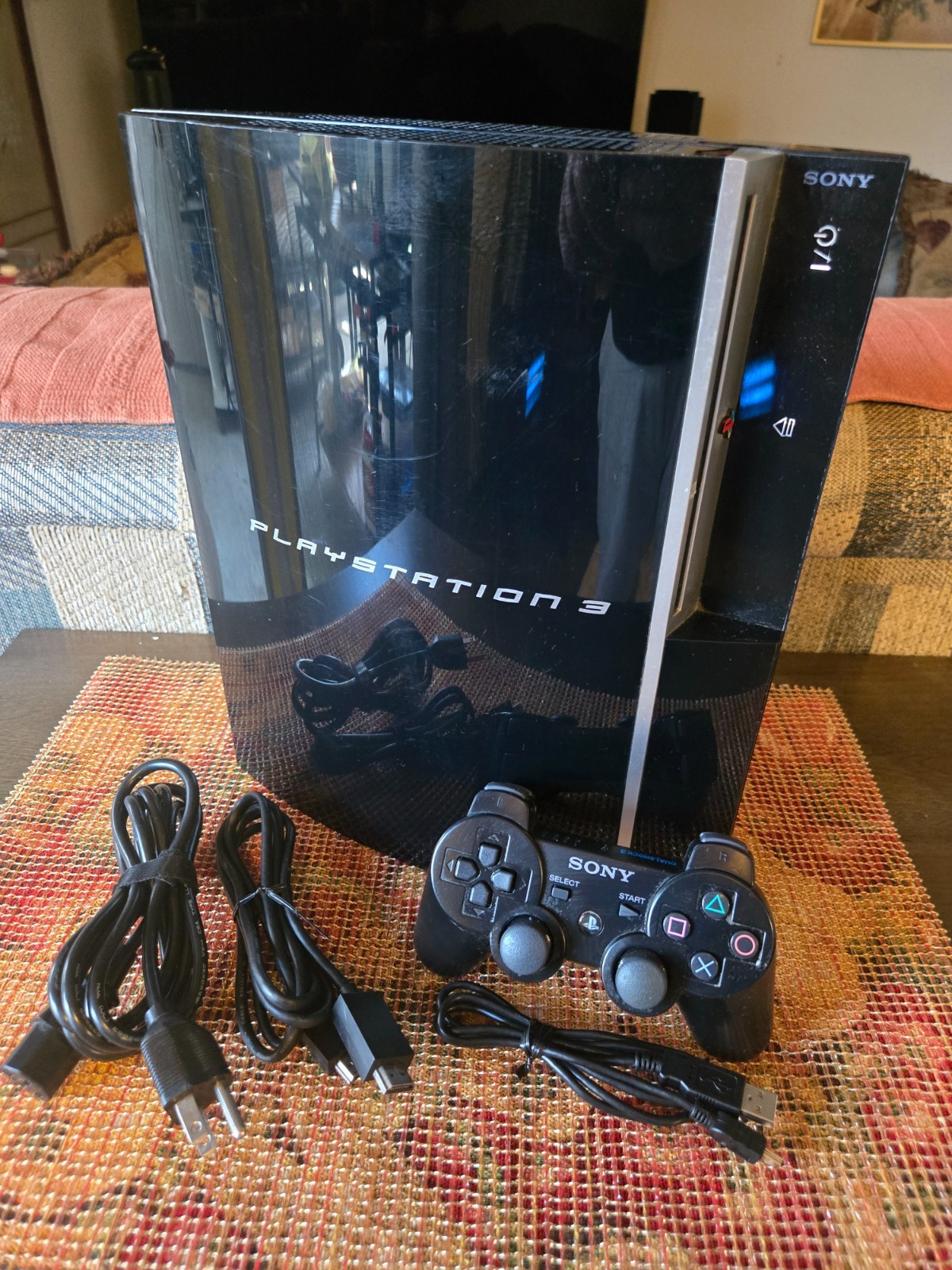 Sony PlayStation 3 Fat 40GB PS3 Console CECHG01 With OEM Controller TESTED