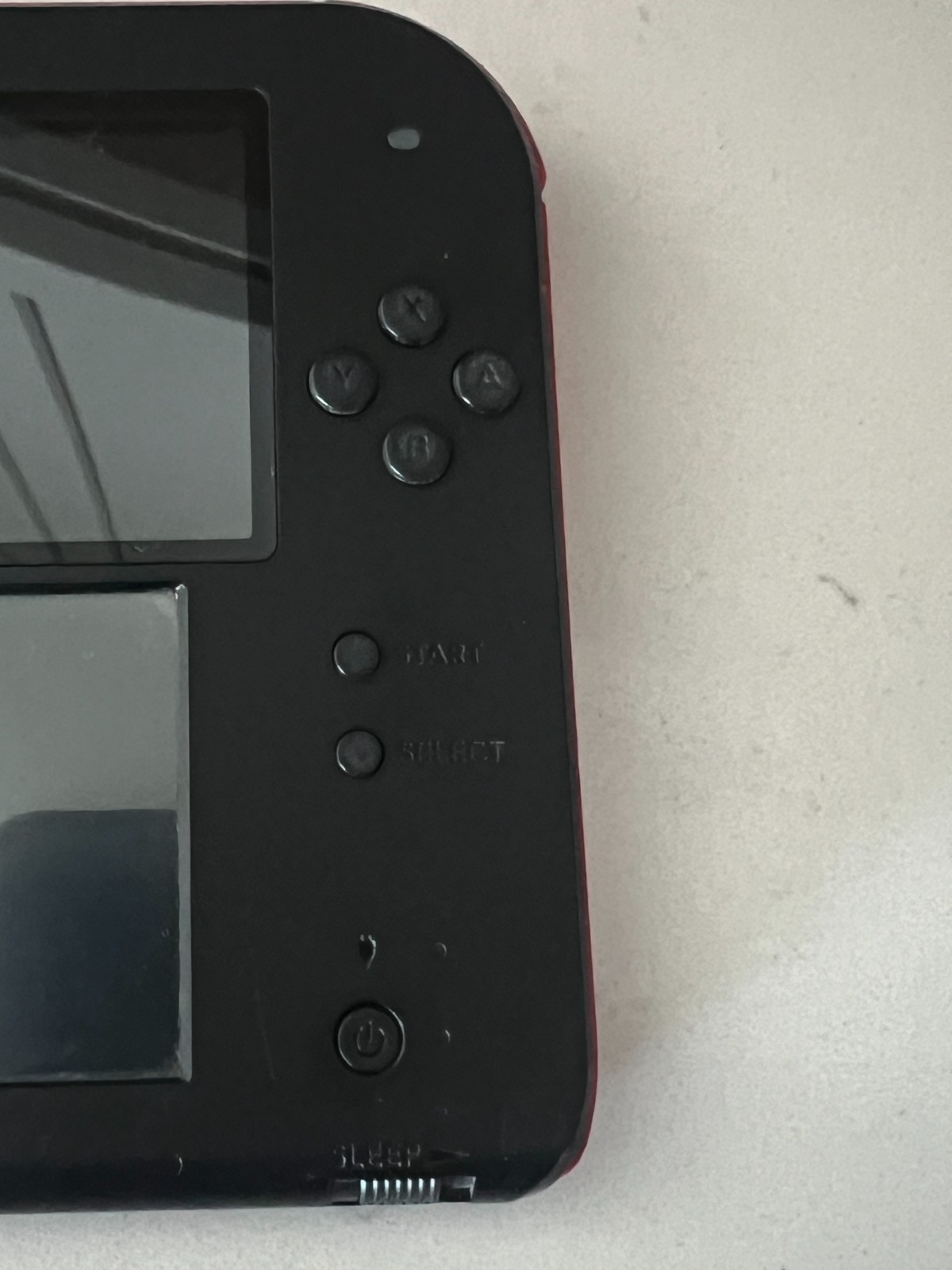 Nintendo 2DS Console Red & Black Bundle w/ Charger + 4GB SD Card Tested & Works