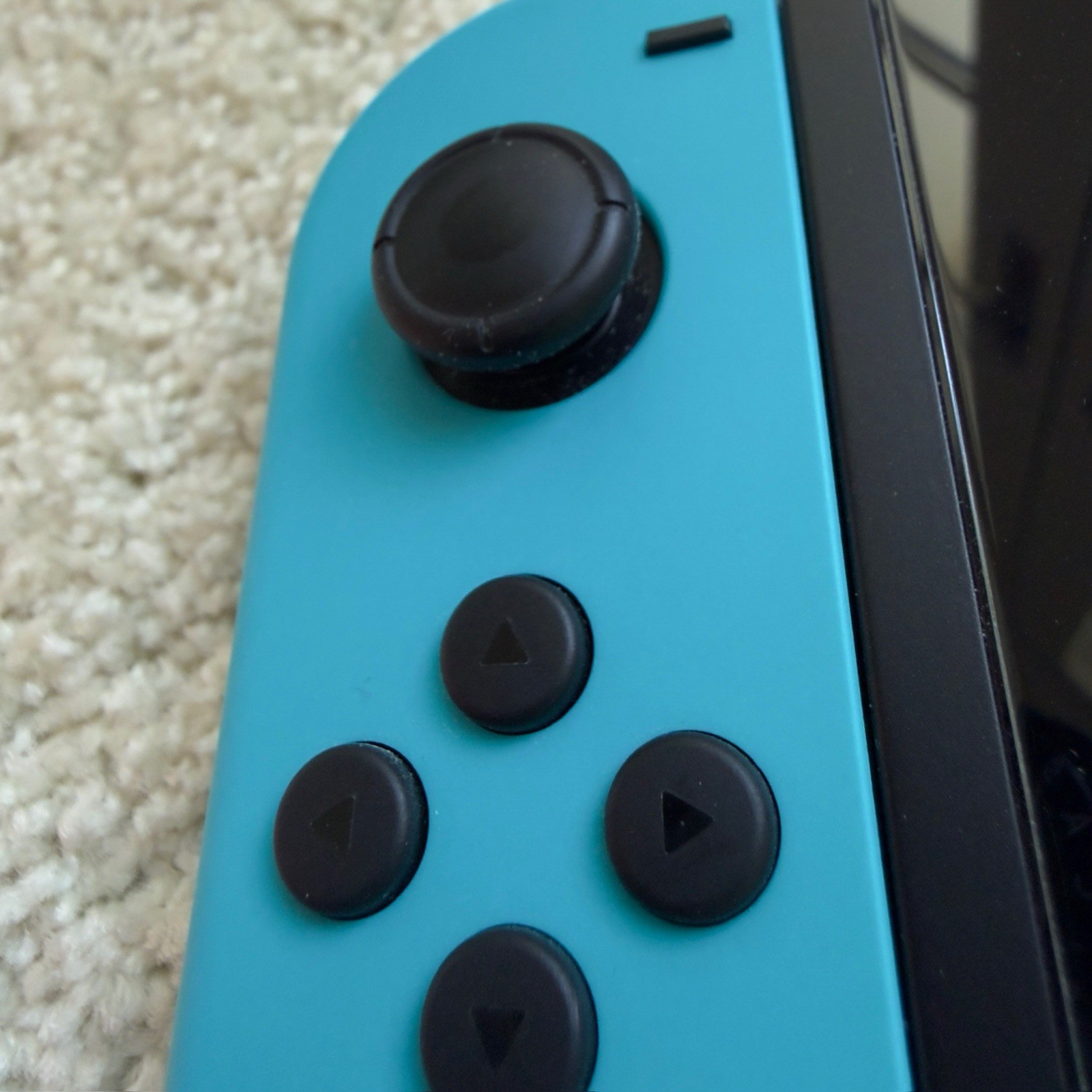 Nintendo Switch Blue/Red JoyCons, Micro SD, Dock, Cables, Case, Screen Protector