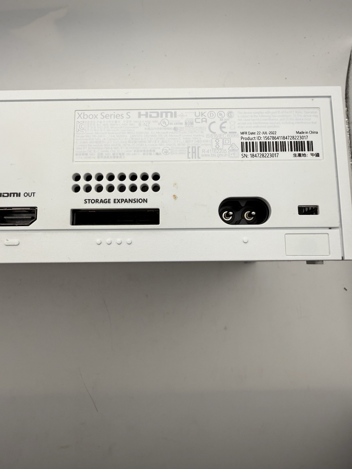 Microsoft Xbox Series S 512GB White Video Game Console W/ Wired Controller