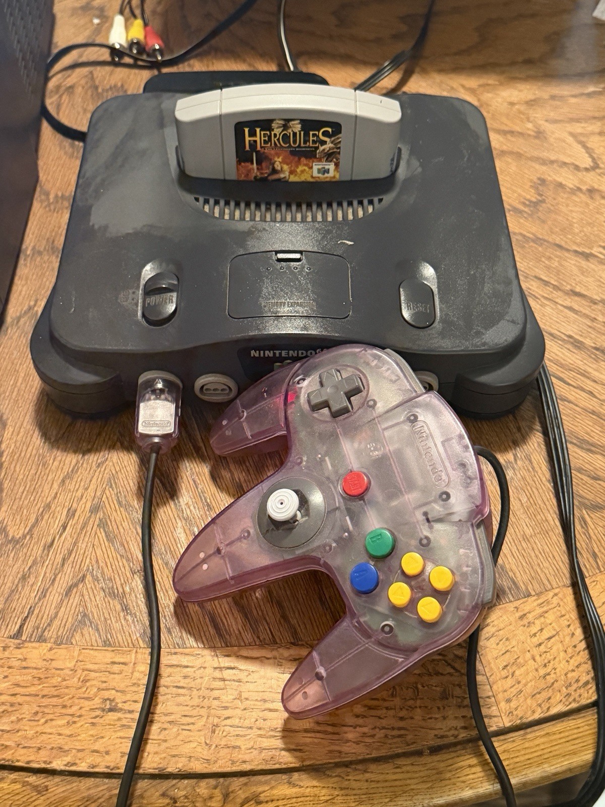 Nintendo 64 Console Game Bundle Hercules Mario Gex Perfect Dark Duke Nukem