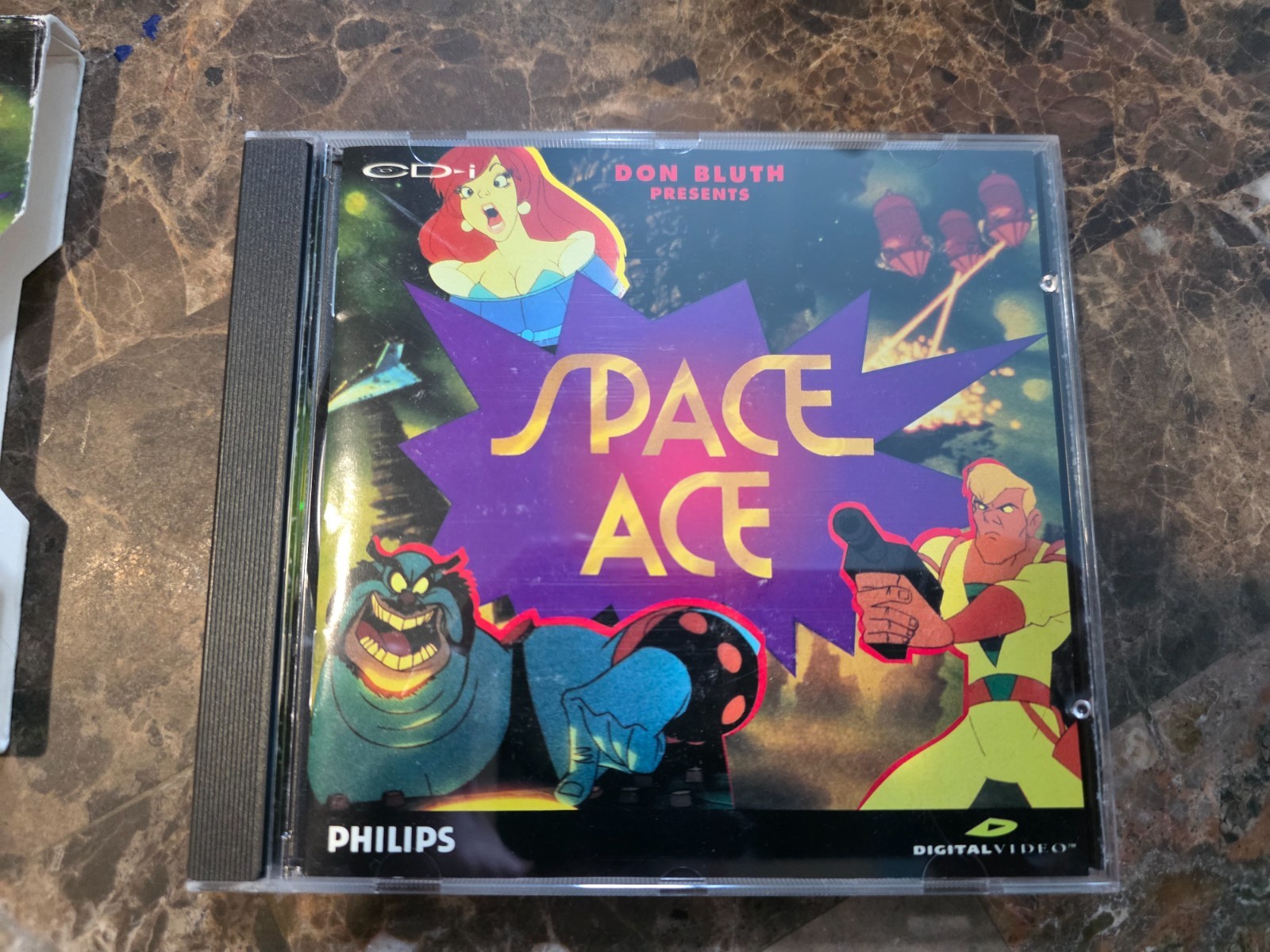 Philips 450 Model CDI (PAL) + Digital Video Cartridge + Space Ace
