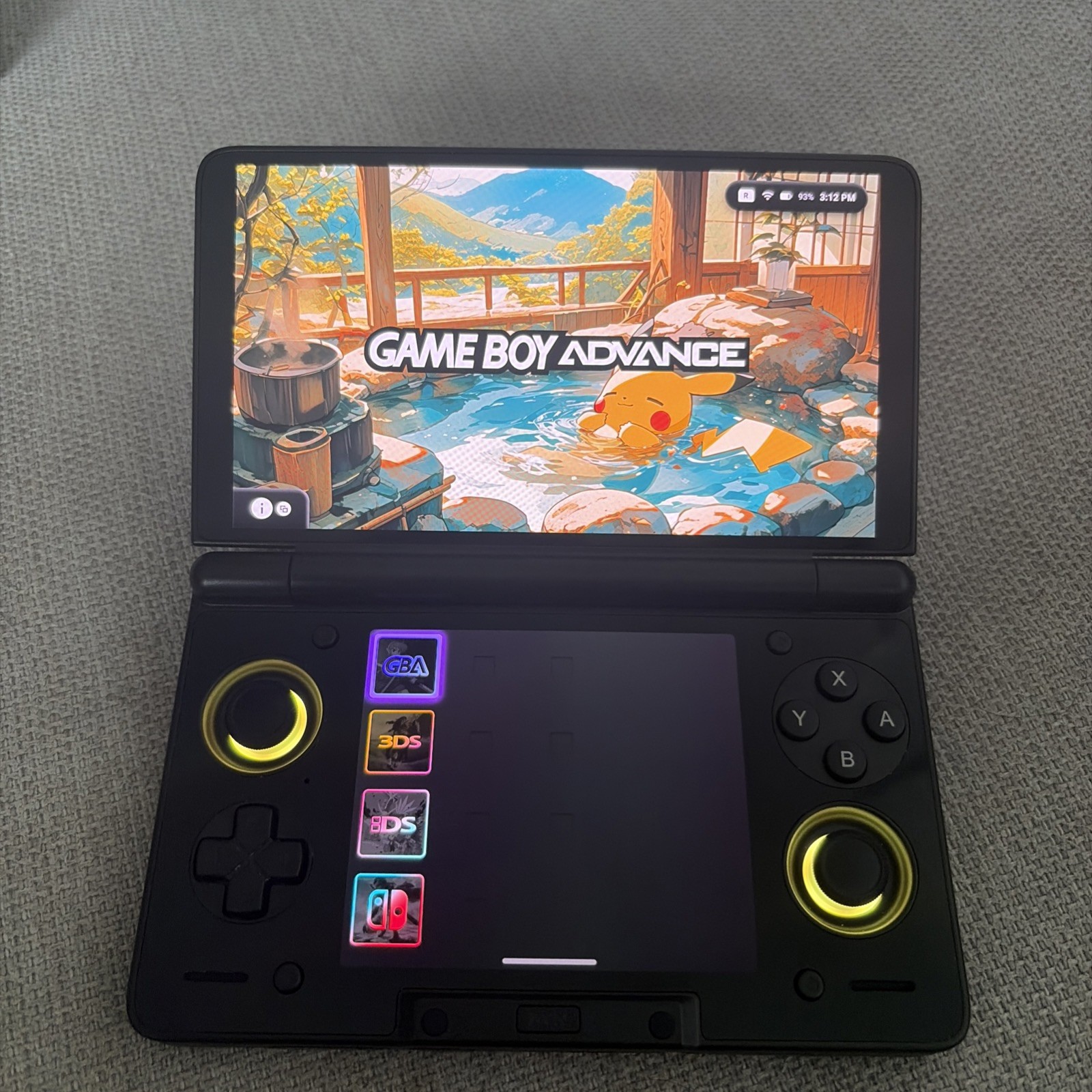 Black AYN Thor MAX 16+1TB Storage Handheld Video Game Console