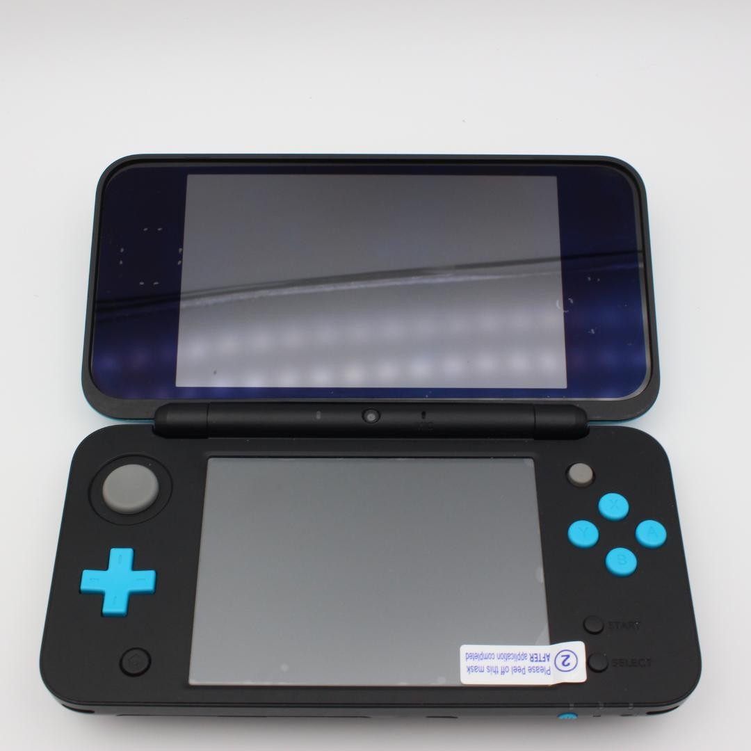 B5651 Nintendo new 2DS console LL XL Black x Turquoise x Japan 67