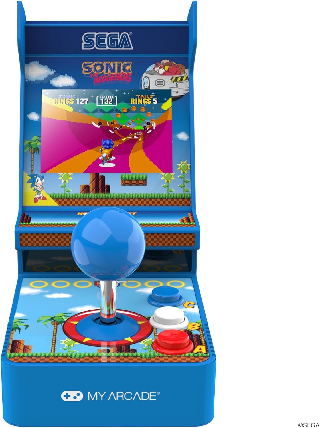 My Arcade Sonic The Hedgehog Joystick Player Sonic 2in1 Sega Classic Arcade 3.5″