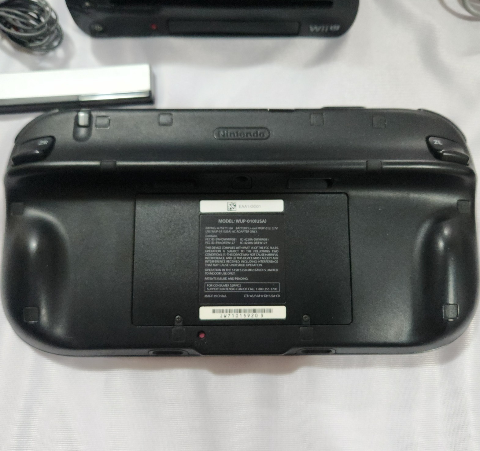 Nintendo Wii U Zelda GamePad Bundle WUP-101(02) Tested Sensor Bar Cords HDMI
