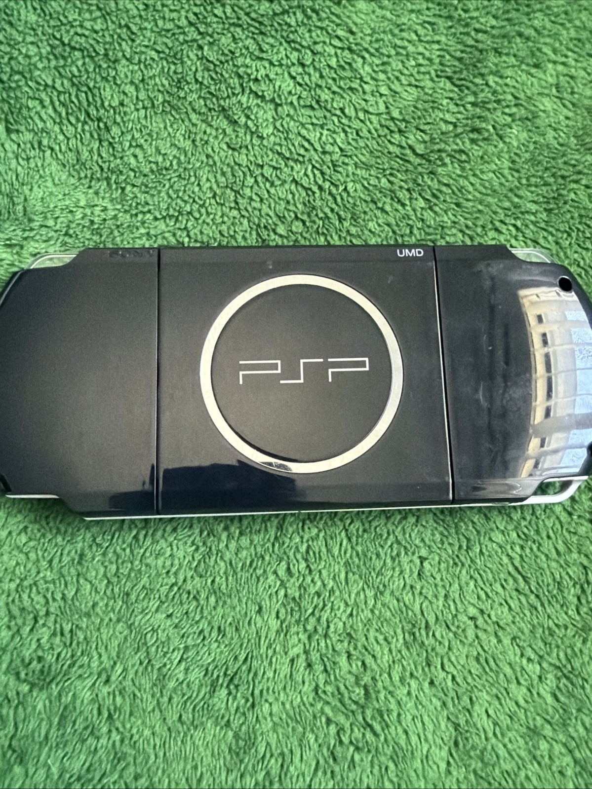Sony PlayStation Portable PSP Handheld Console Black Missing Battery
