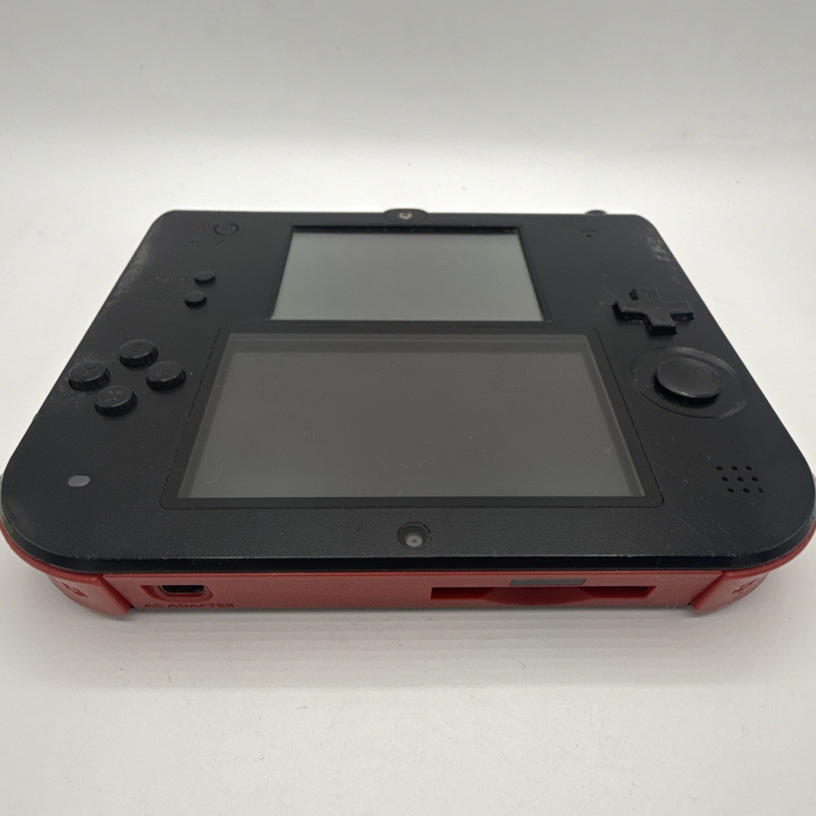 Nintendo 2DS Handheld Game Console FTR-001 Black Red – Game, Charger, & Case