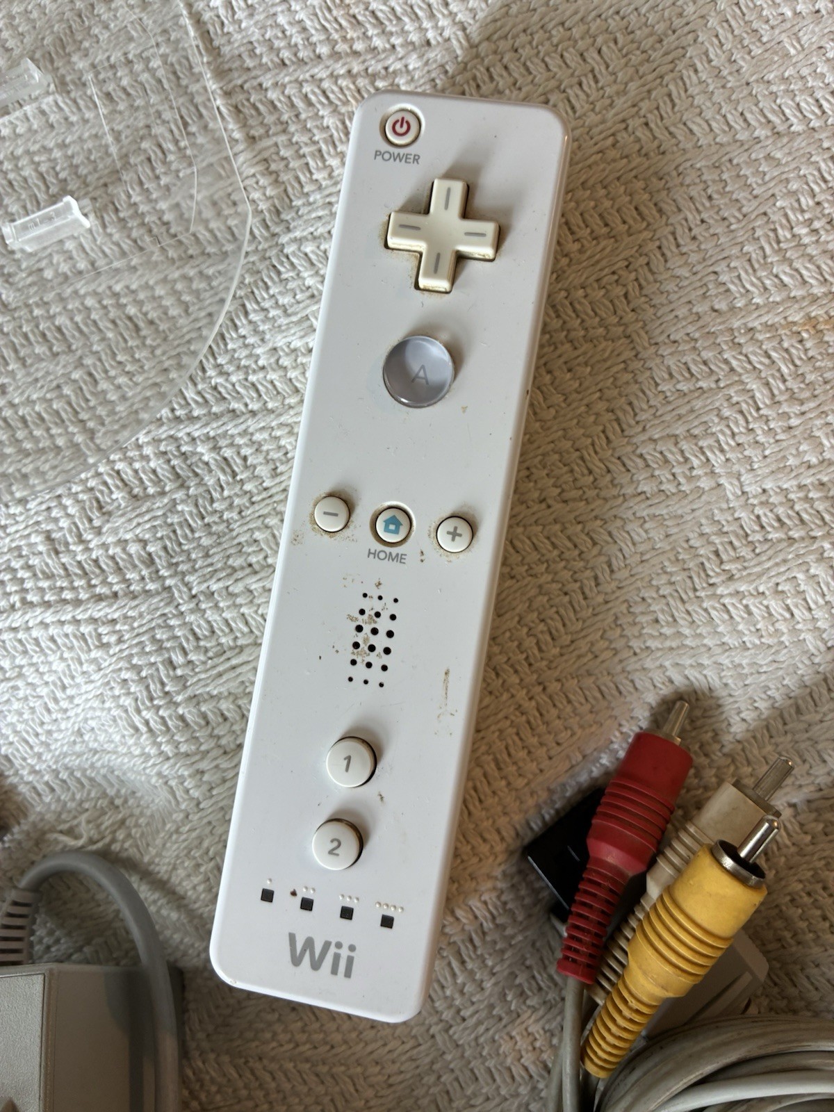 Nintendo Wii RVL-001 Console Bundle Cables Controller 2006 Tested Works