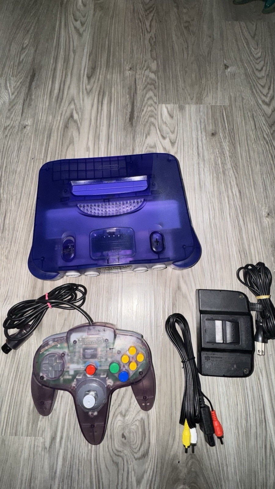 Nintendo 64 Midnight Blue Console system N64