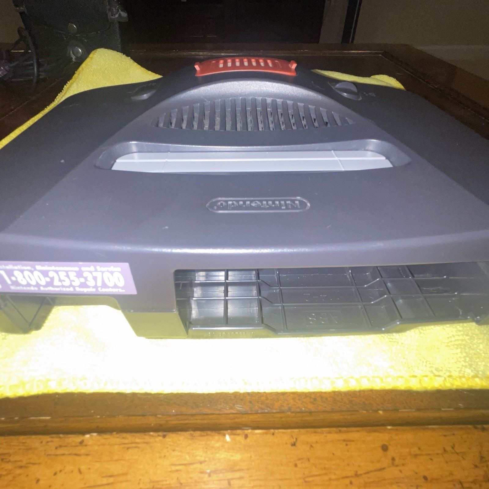 Nintendo 64 Console Bundle w/2 OEM Controllers Gray & Atomic Purple Clean Tested