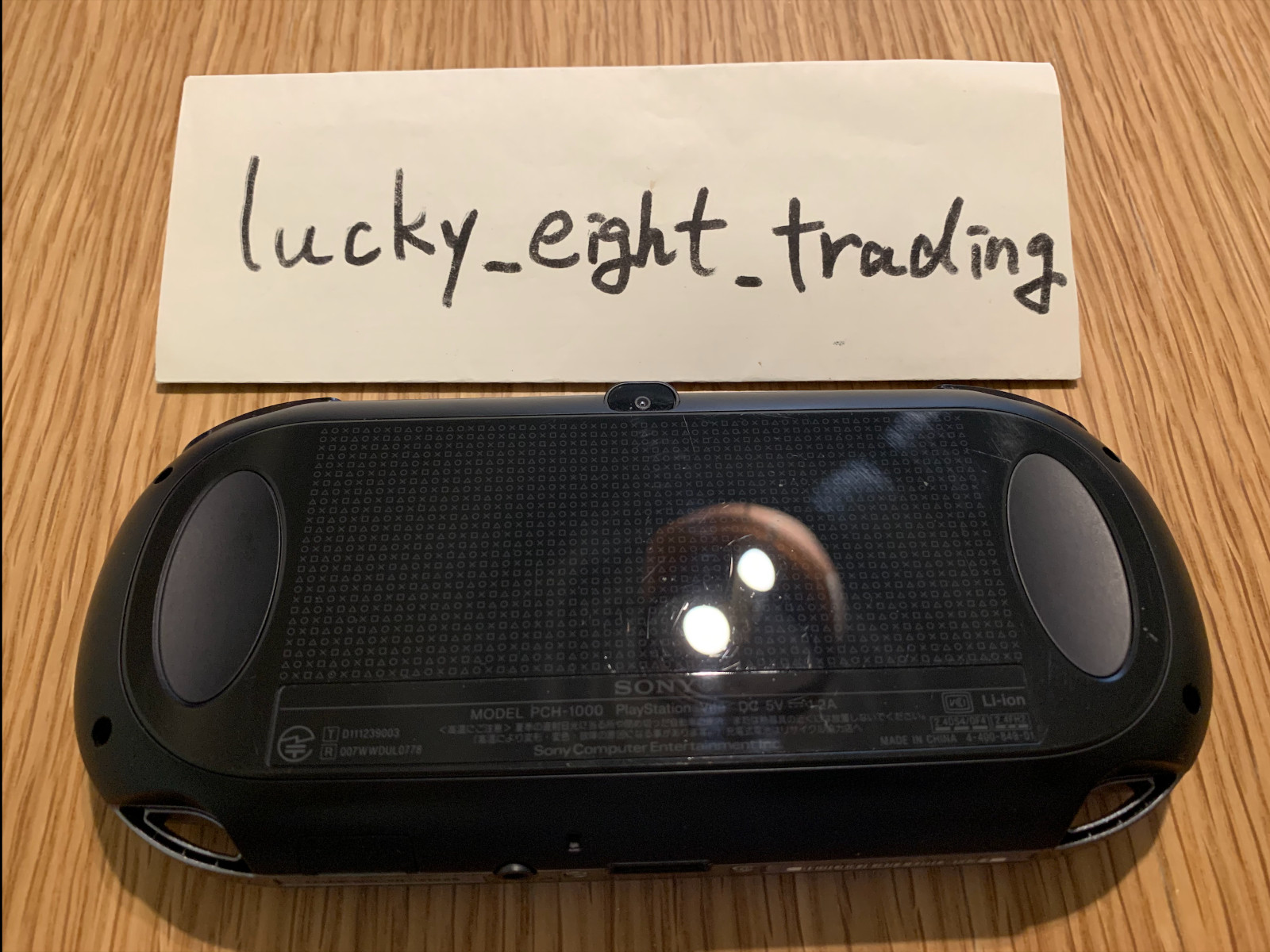 PS Vita Crystal Black PCH 1000 ZA01 Console only PSV [H]