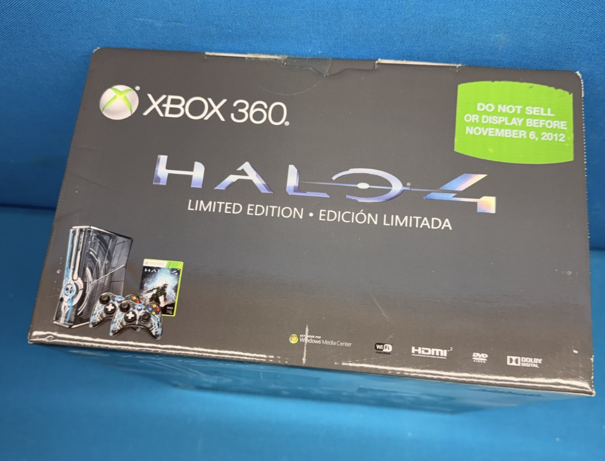 Xbox 360 320GB Halo 4 Bundle – Console Headset Controllers & Game