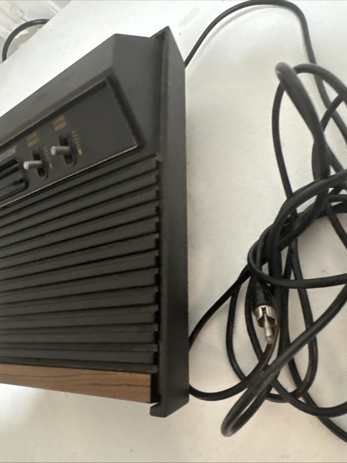 Atari 2600 Console CX2600 Wood Grain UNTESTED