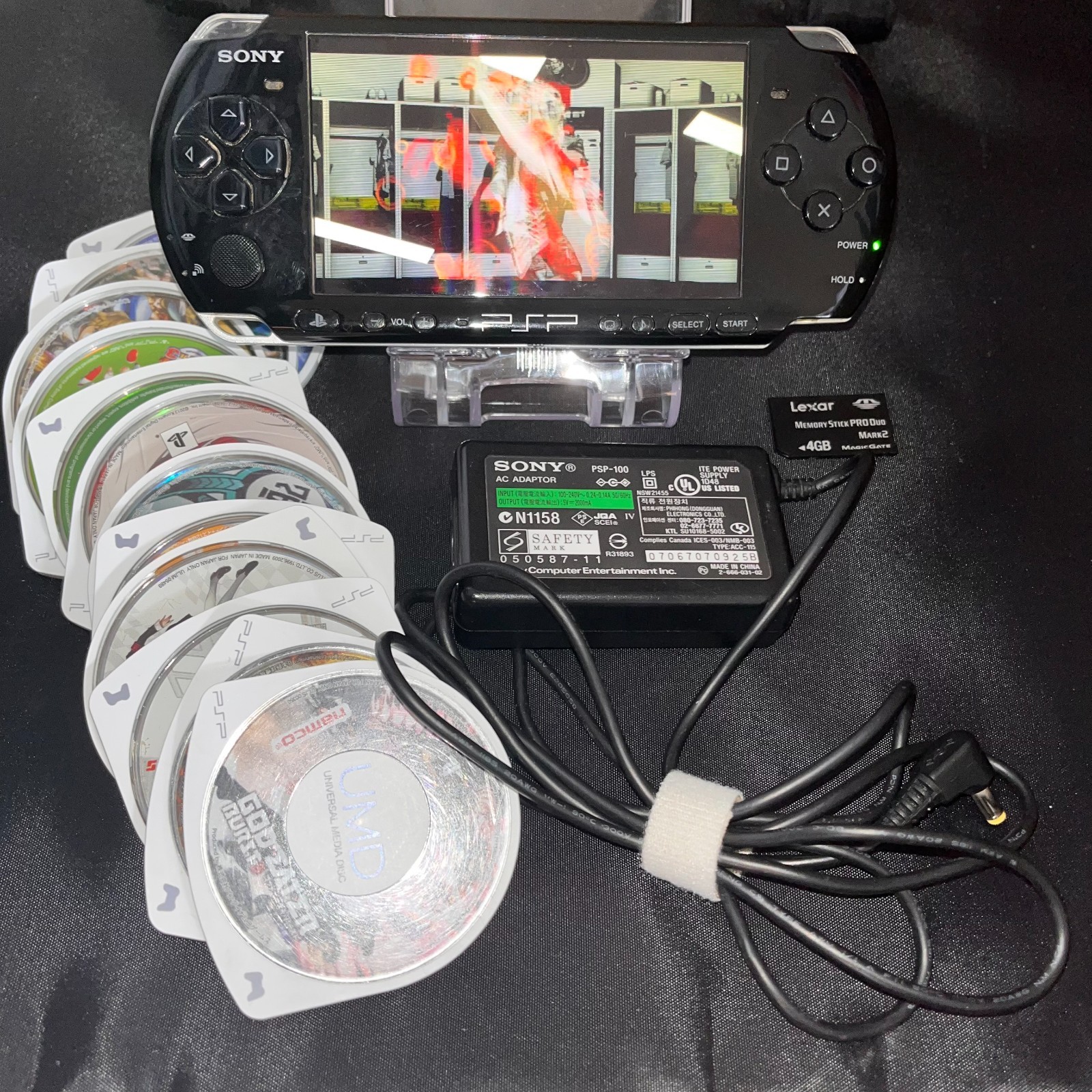 SONY PSP-3000 Piano Black Console – Working – Bundle Options Available – RANK-C