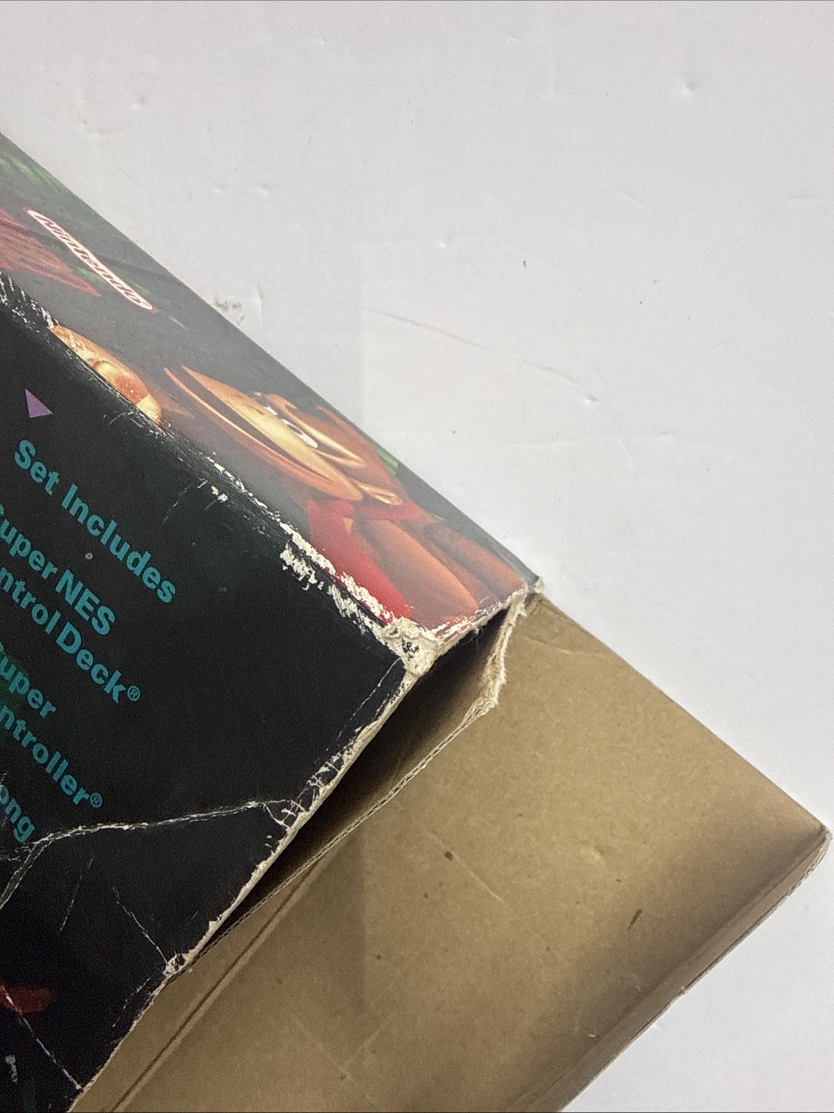 SNES – Super Nintendo Donkey Kong Country Set Console Almost Complete In Box