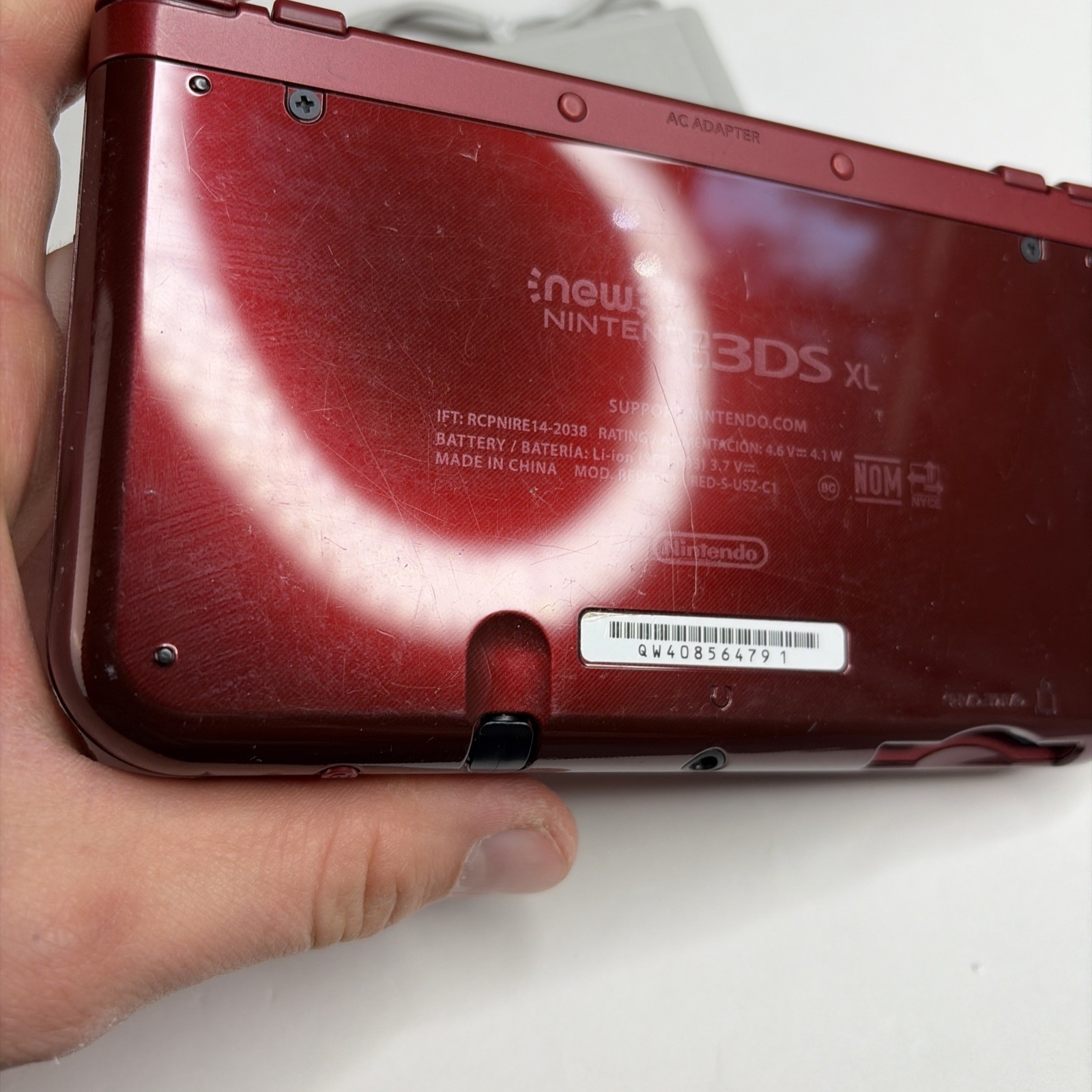 New Nintendo 3DS XL Red Console US Model – Tested! W Charger Stylus