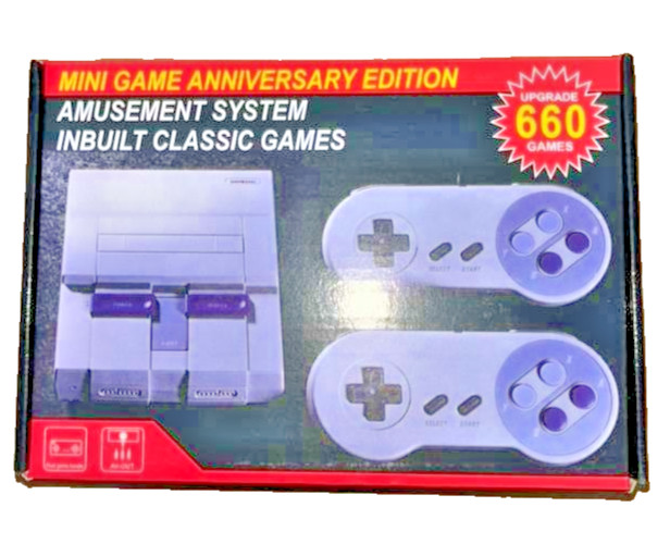 8 Bit Retro Home Gaming Console 660-In-1 Christmas Gift For All Ages