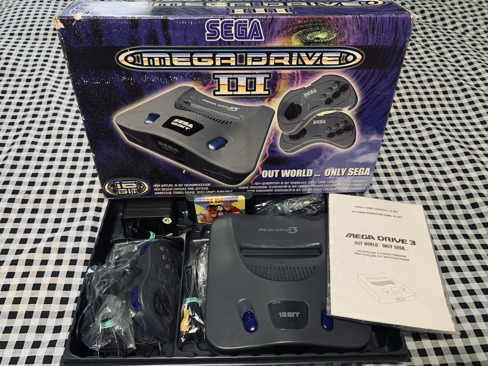Sega Mega Drive 3 (Сега) 16-bit Clone (MD) Collectible Game Console (Rare)