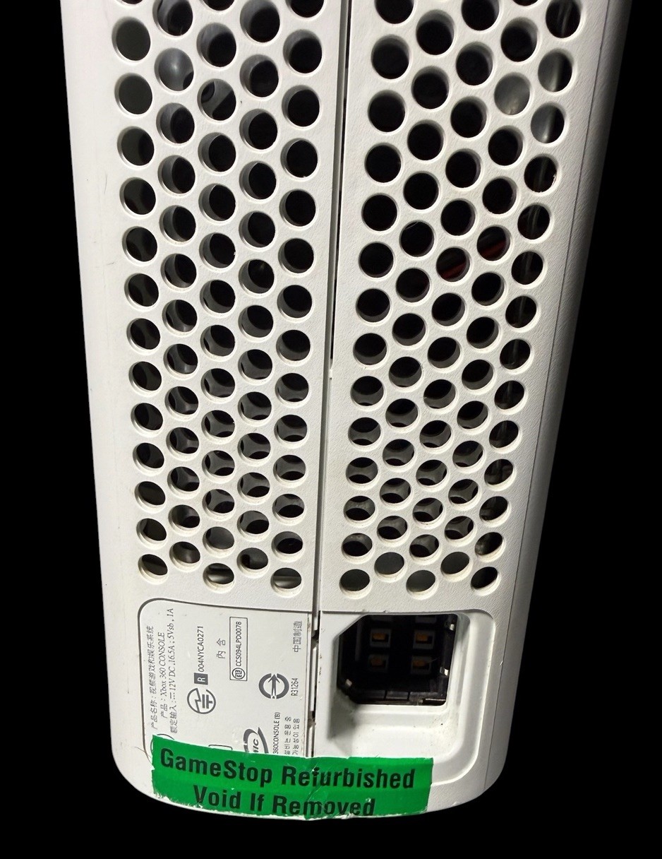 Xbox 360 White Console Untested For Parts Only No Returns 12-06-2007