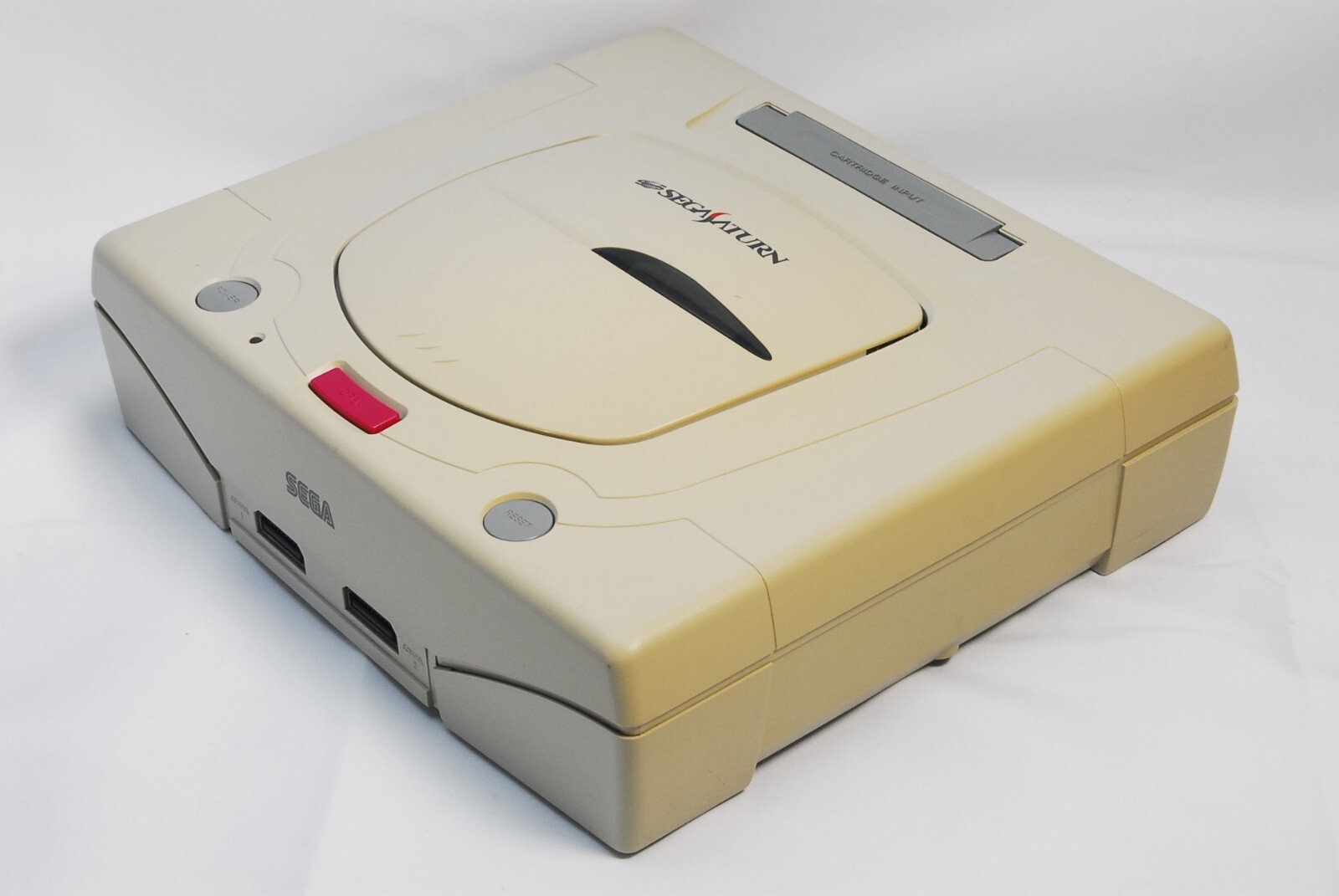 Sega Saturn Console White HST-3220 w/ Controller Cables NFL Game Japan Tested
