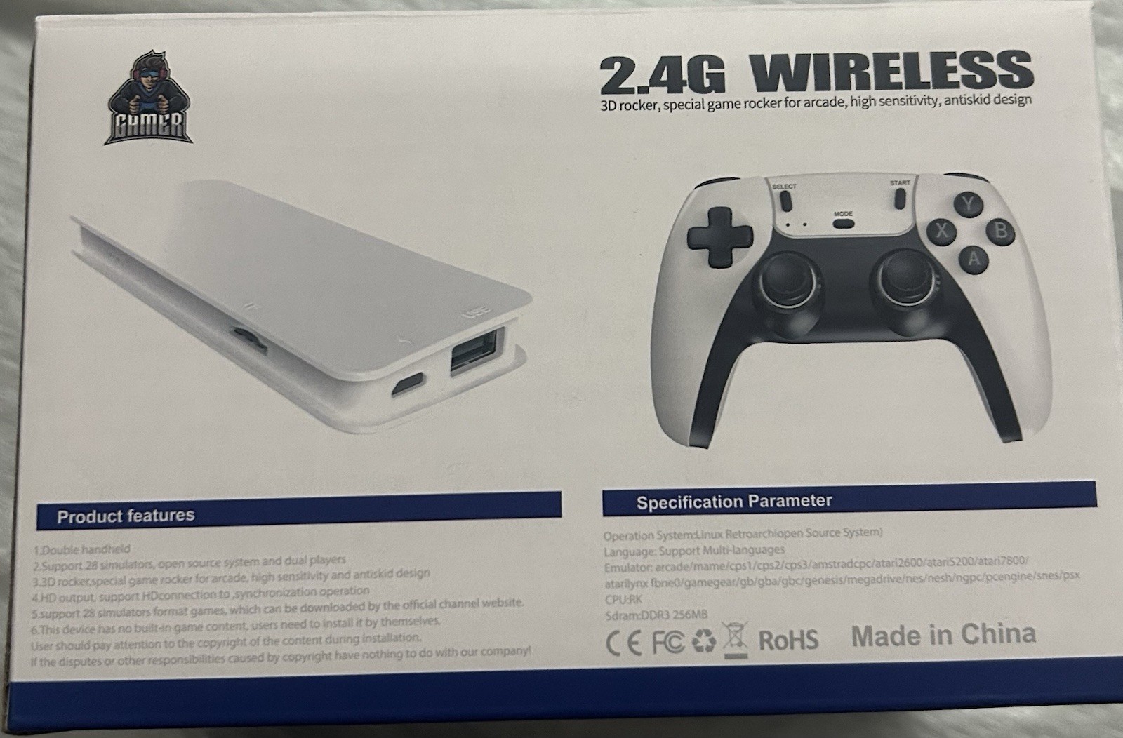 Gamer 2.4G Wireless Home Console 8K UHD Wi-Fi 3D Audio HD Output