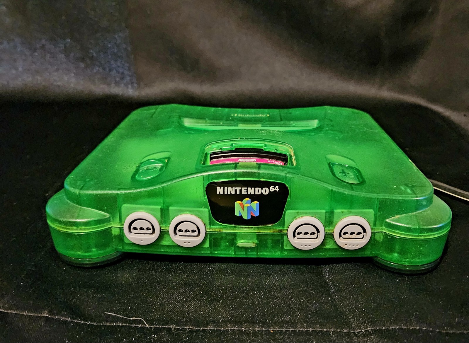 Nintendo 64 Jungle Green Console expansion pak & power chord only model NUS 001