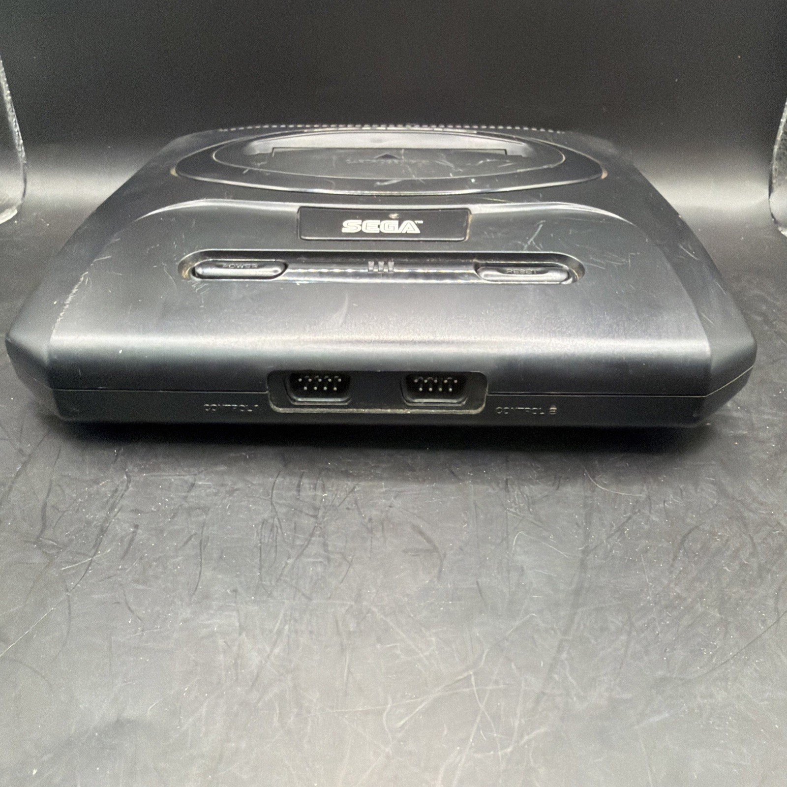Original OEM Sega Genesis System Model 2 Console Complete w/ Wrestle Mania/sonic