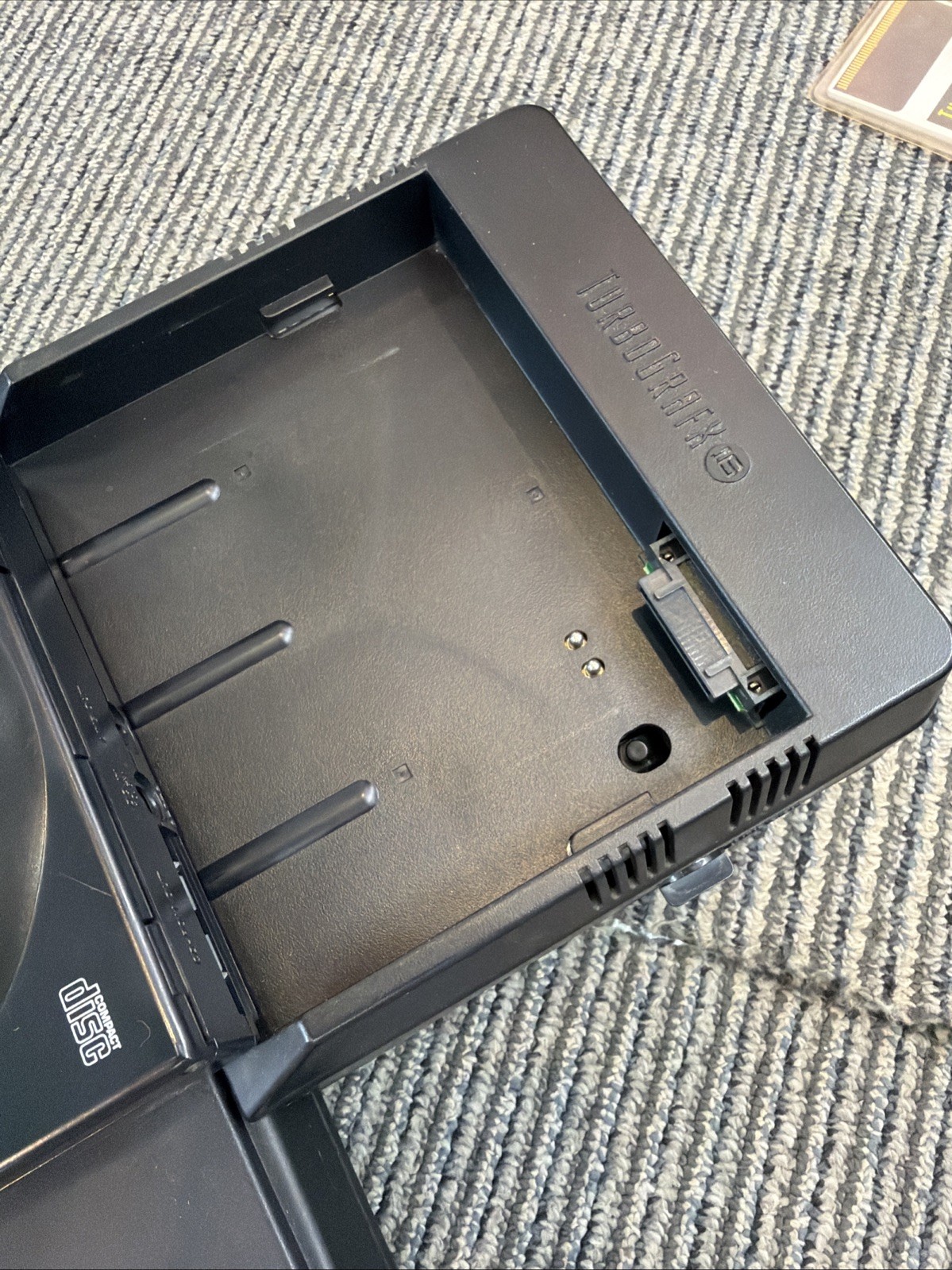TurboGrafx-16 + TurboGrafx-CD CD System Turbo Tap Console TurboGrafx Case (READ)
