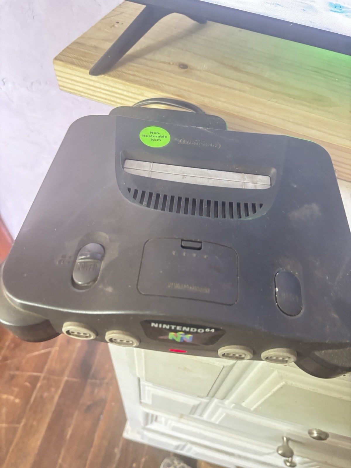 Nintendo 64 Black Home Console Component RCA Multiplayer Video Game System