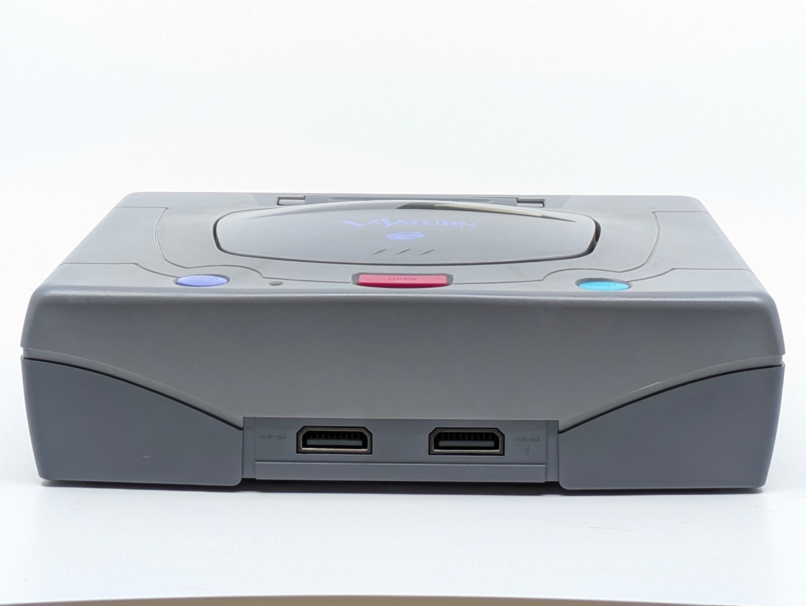 Sega Victor V-Saturn RG-JX2 Gray Console Complete Set NTSC-J Japan Tested