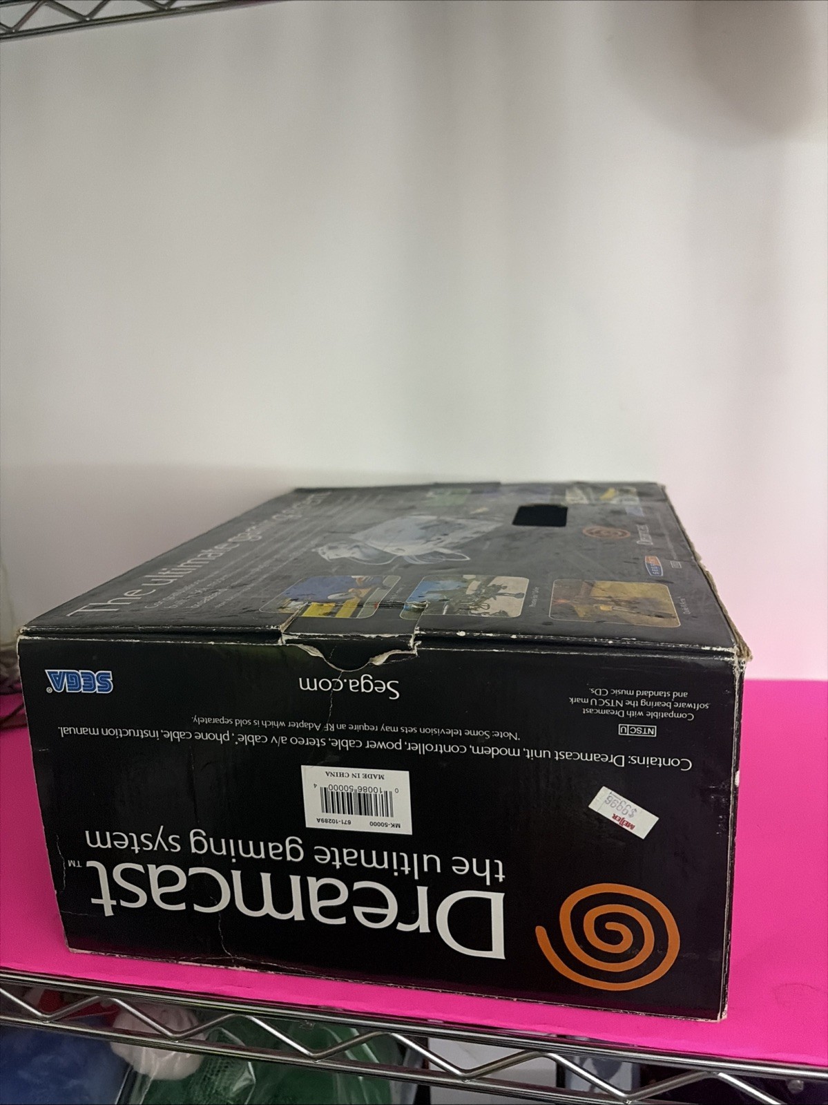 Sega Dreamcast Console in Box Tested Working Controller