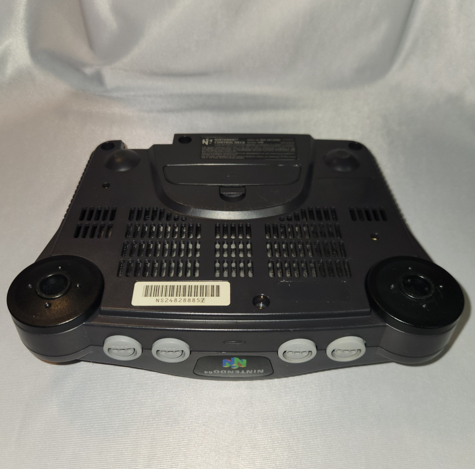 Nintendo 64 NUS-001(USA) 1 OEM Controller & Cords Authentic Tested Excellent