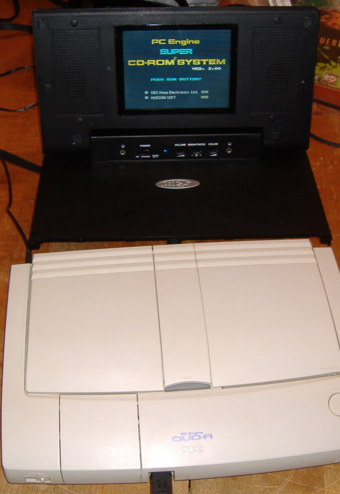 CUSTOM PCE PC ENGINE DUO-R TURBO SYSTEM CONSOLE GRAFX REGION SWITCH SCART CABLE