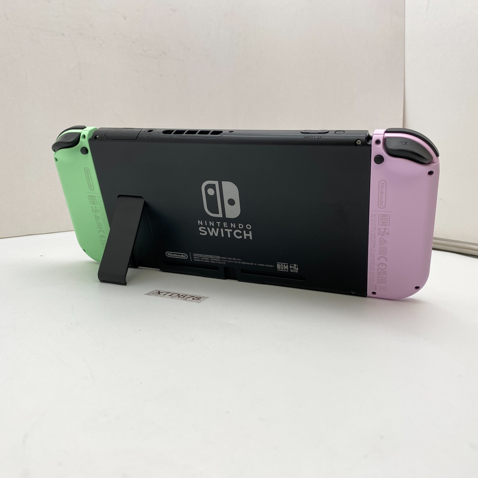 Nintendo Switch – Pink & Green – Home Game Console – Fair Condition