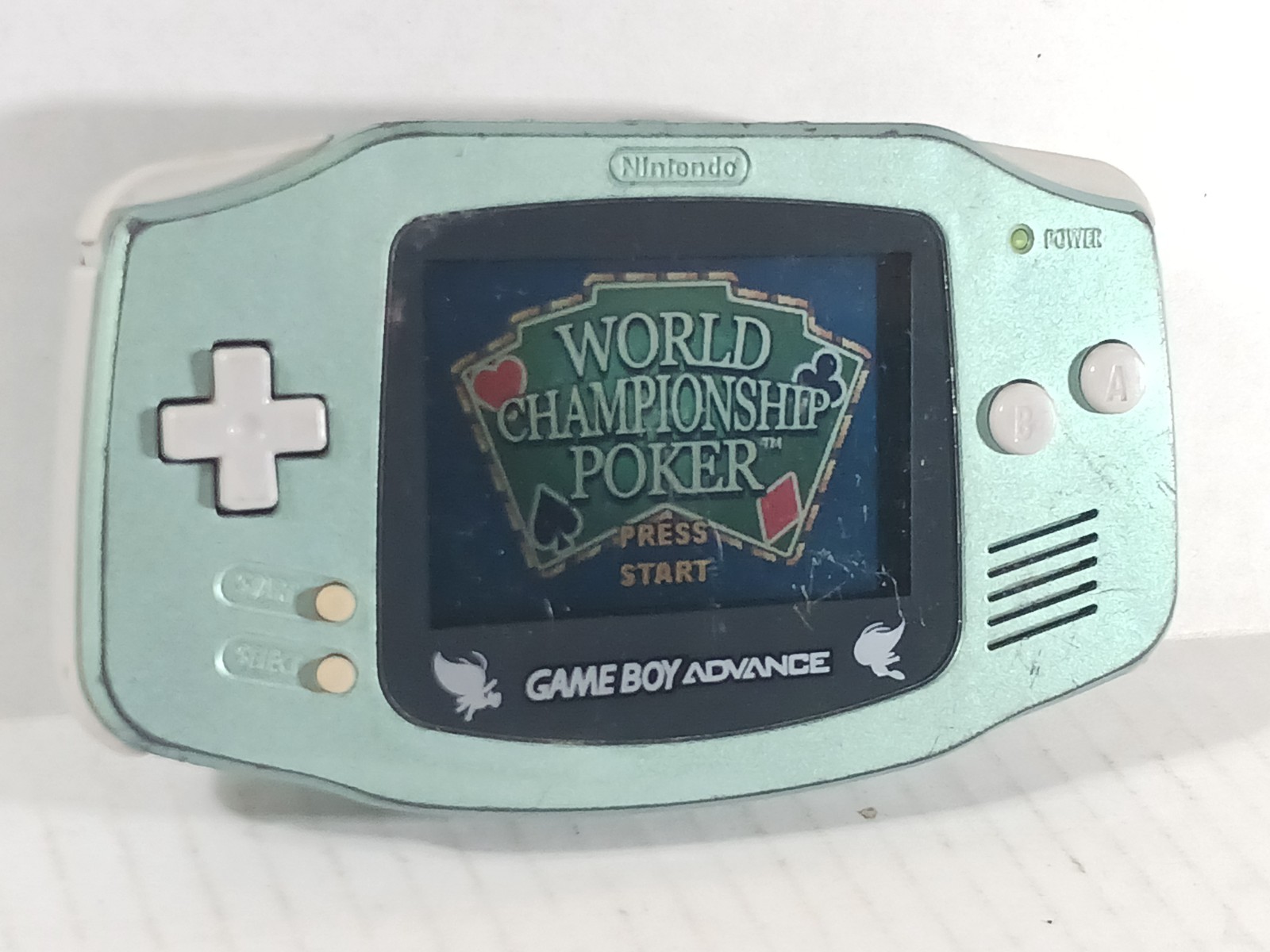 Nintendo Game Boy Advance Celebi Green Pokemon Center Console Heavy Wear Tested