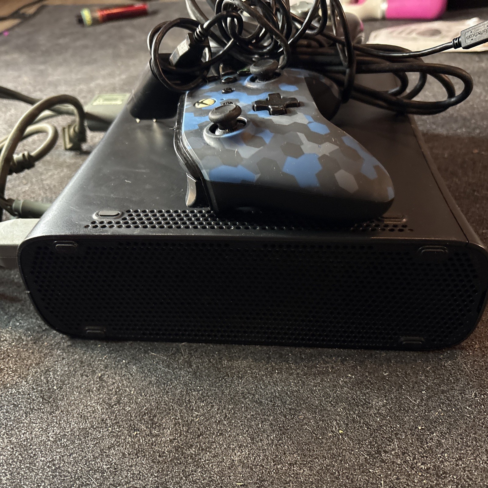 Microsoft Xbox 360 Elite 120GB HDD Black Console System Bundle – Tested