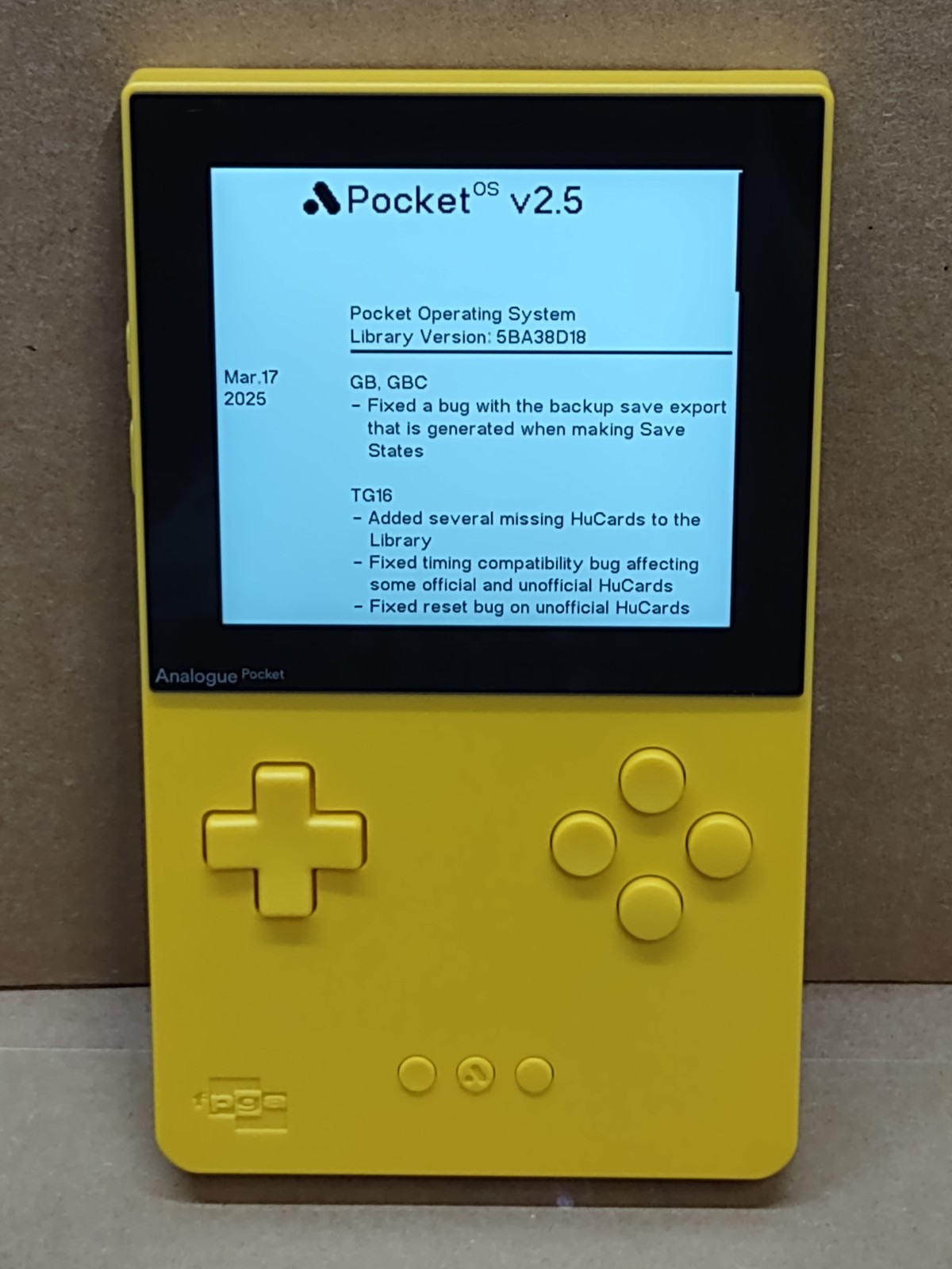 DANDELION Analogue Pocket Limited Edition RARE PRISTINE shape
