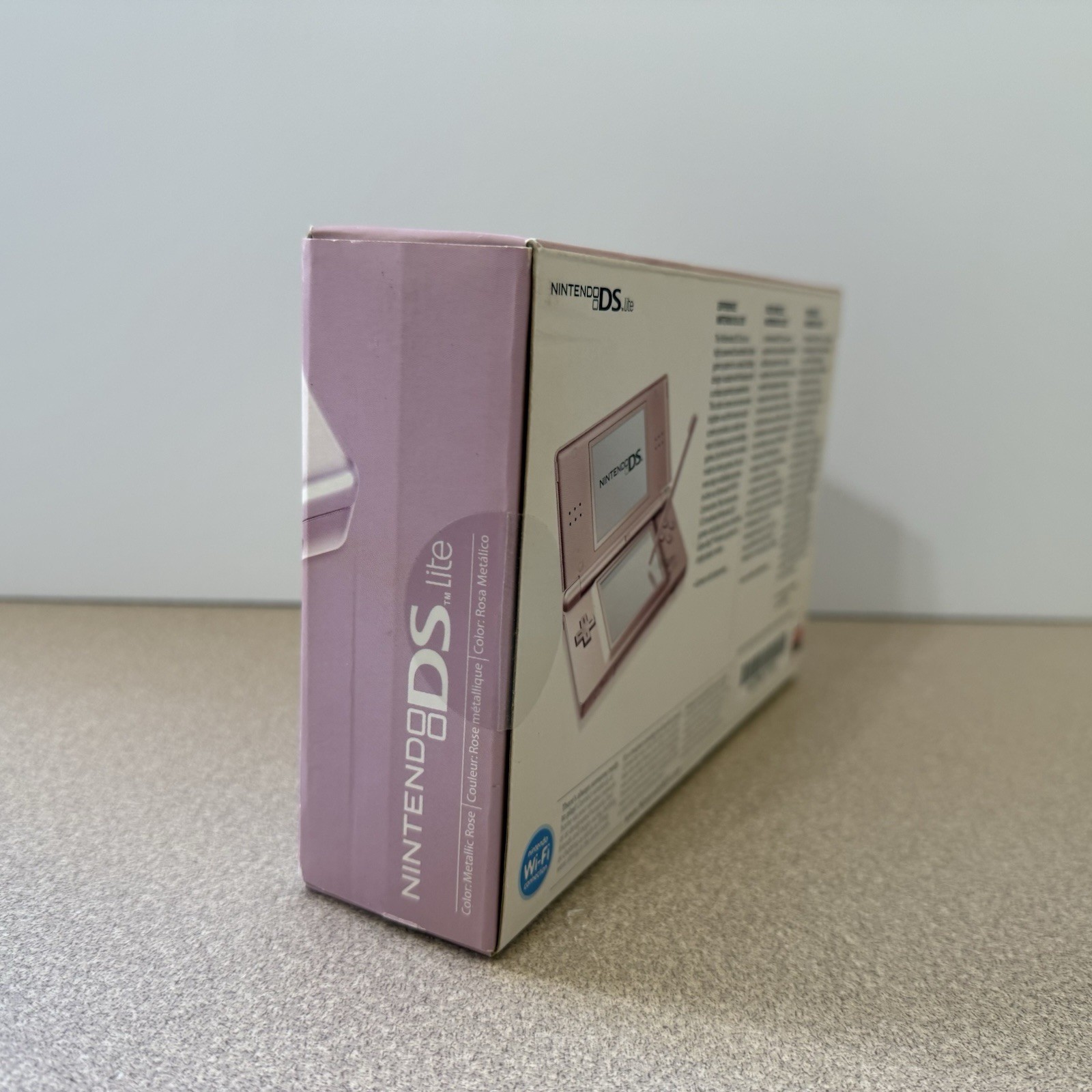 Brand New Factory Sealed Nintendo Metallic Rose Pink DS Lite Console USA