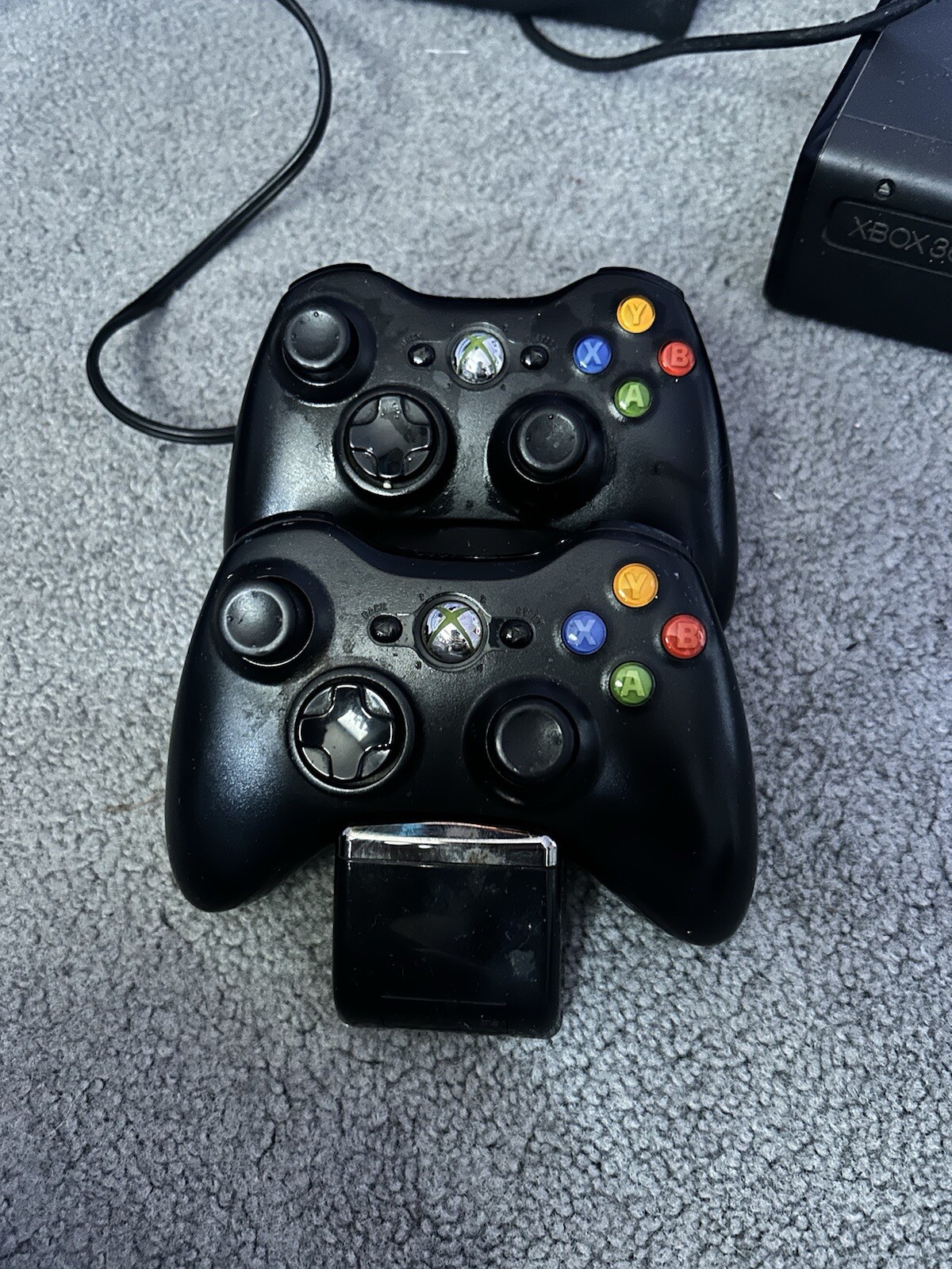 Xbox 360 250 GB Slim Console with accessories and games (used)